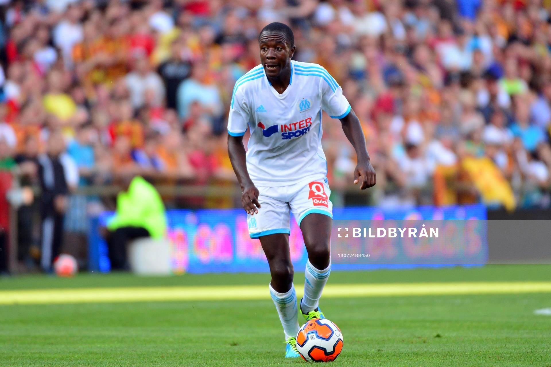  Fotboll, träningsmatch, Lens - Marseille: Giannelli Imbula  - 24.07.2013 - Lens / Marseille - Match Amical -