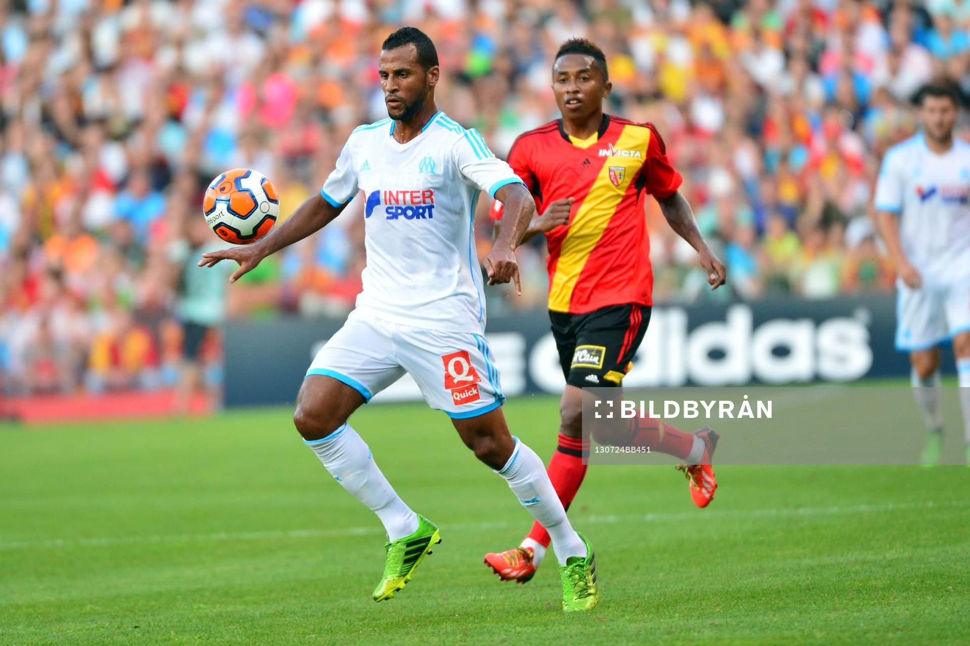  Fotboll, träningsmatch, Lens - Marseille: Jacques Alaixys Romao  - 24.07.2013 - Lens / Marseille - Match Amical -
