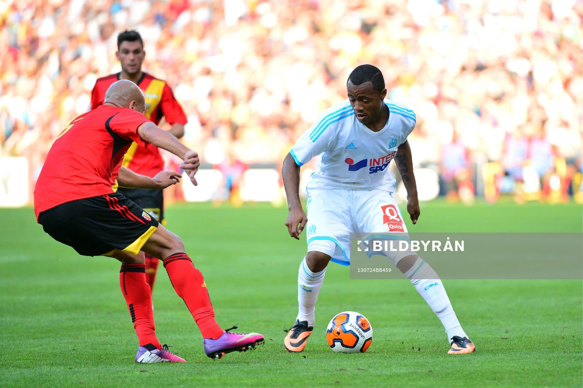 Jordan Ayew - 24.07.2013 - Lens / Marseille - Match Amical