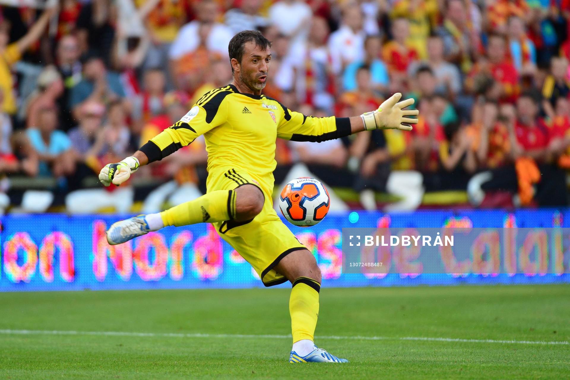  Fotboll, träningsmatch, Lens - Marseille: Rudy Riou -  24.07.2013 - Lens / Marseille - Match Amical -