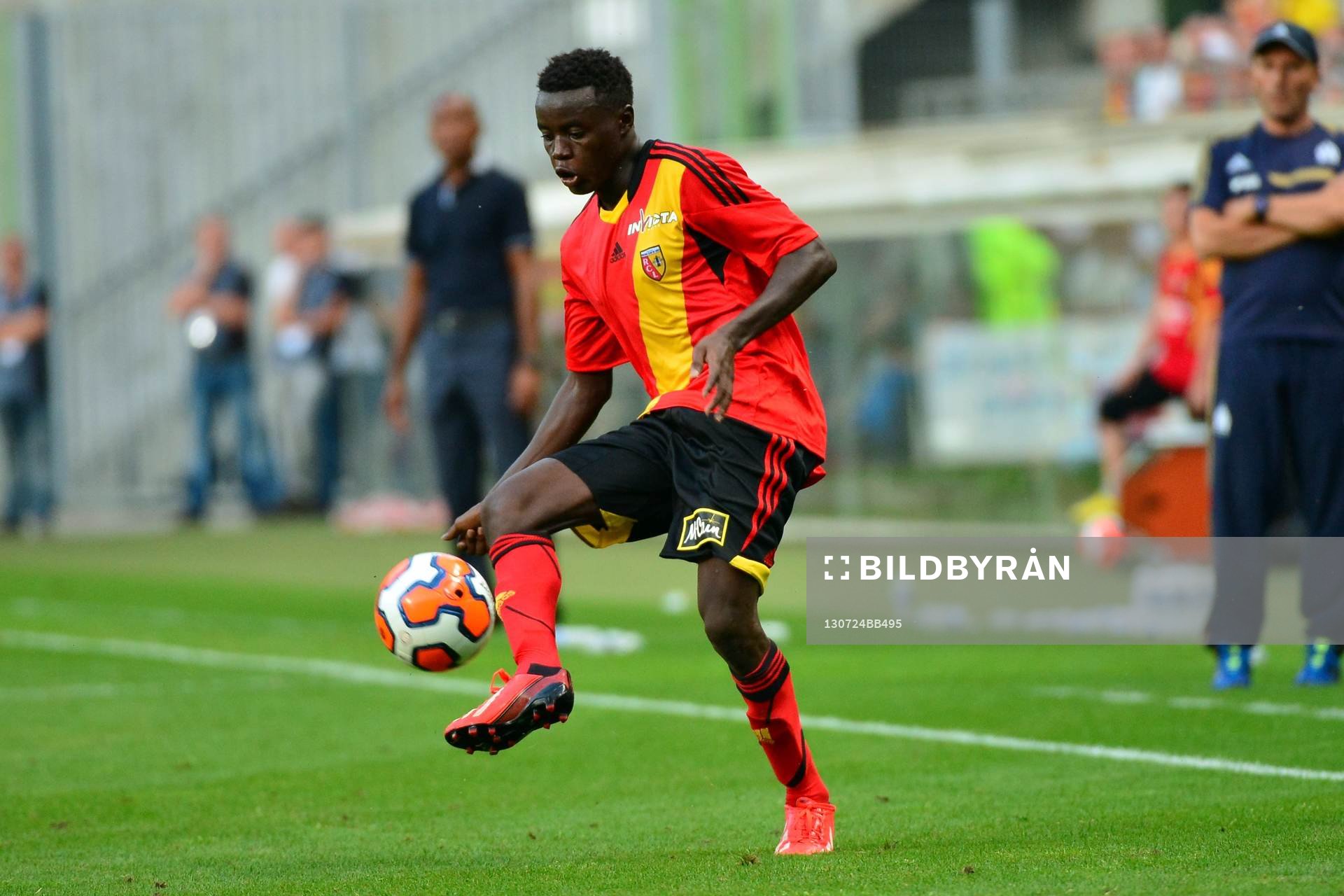 Wyllain Cyprien  - 24.07.2013 - Lens / Marseille - Match