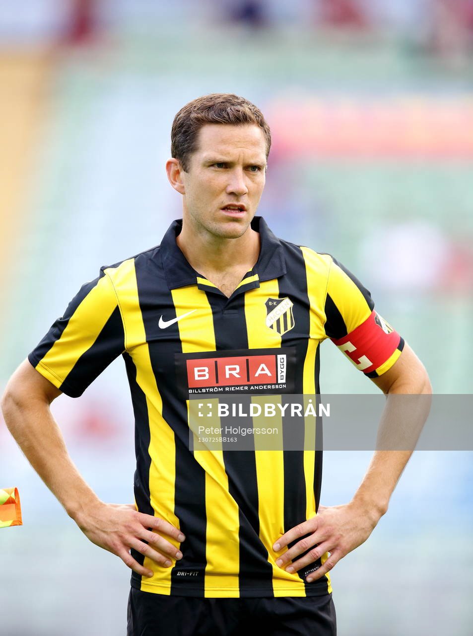 Målgörare Häckens  Martin Ericsson i matchen mellan