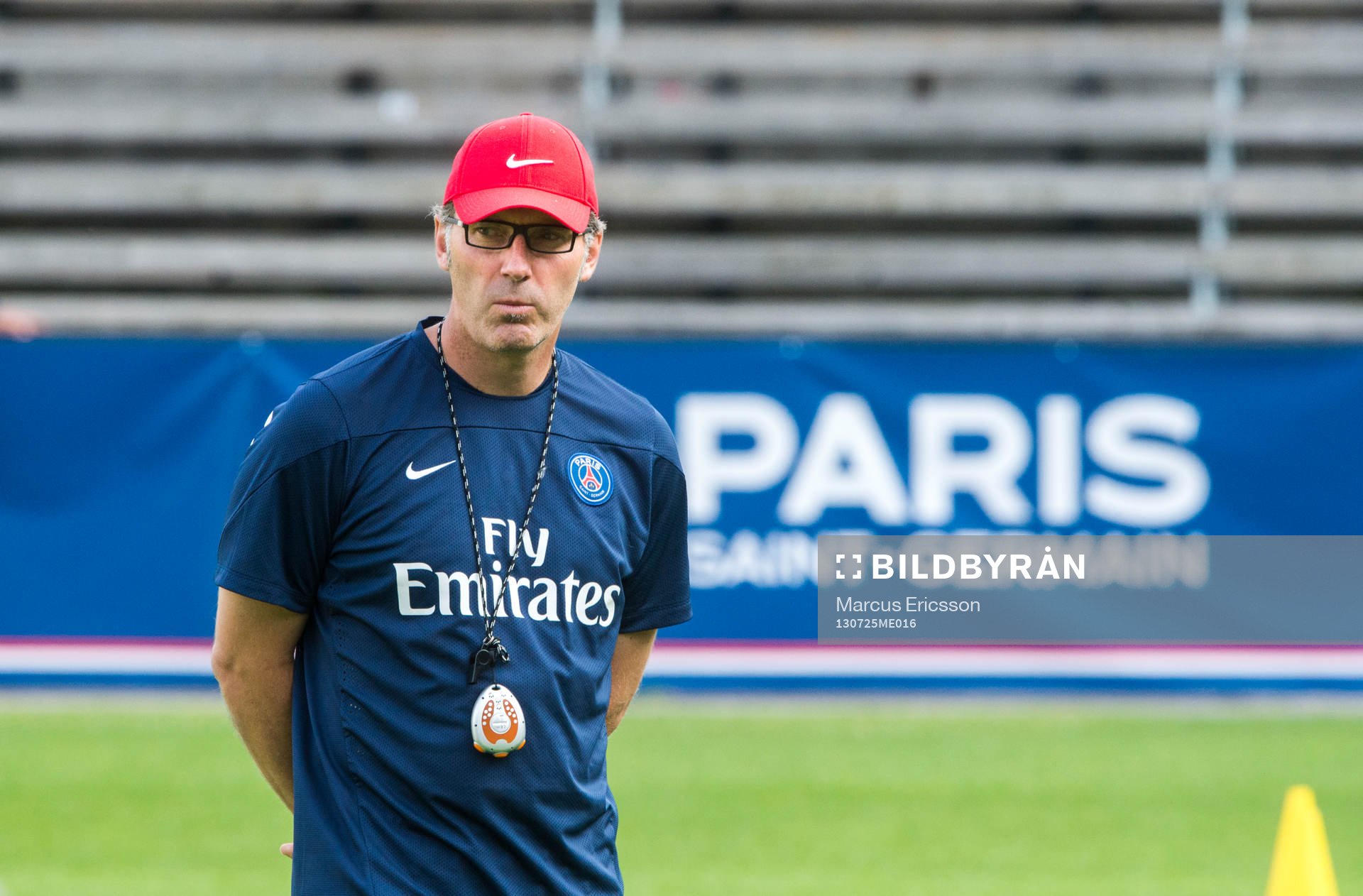 Paris Saint-Germain tränar på Södertstadion