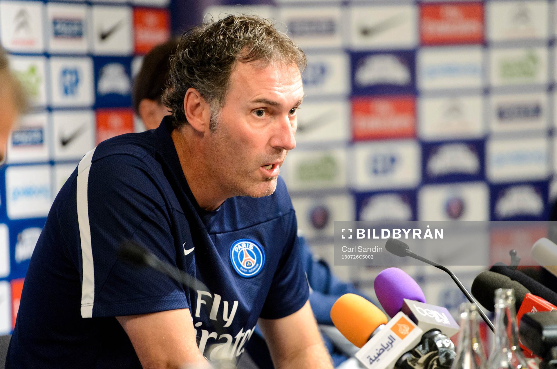 Paris Saint-Germains tränare Laurent Blanc