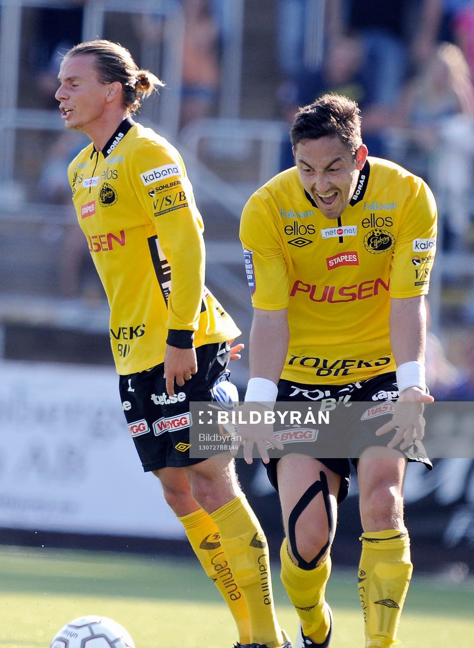 Elfsborgs Niklas Hult och Stefan Ishizaki