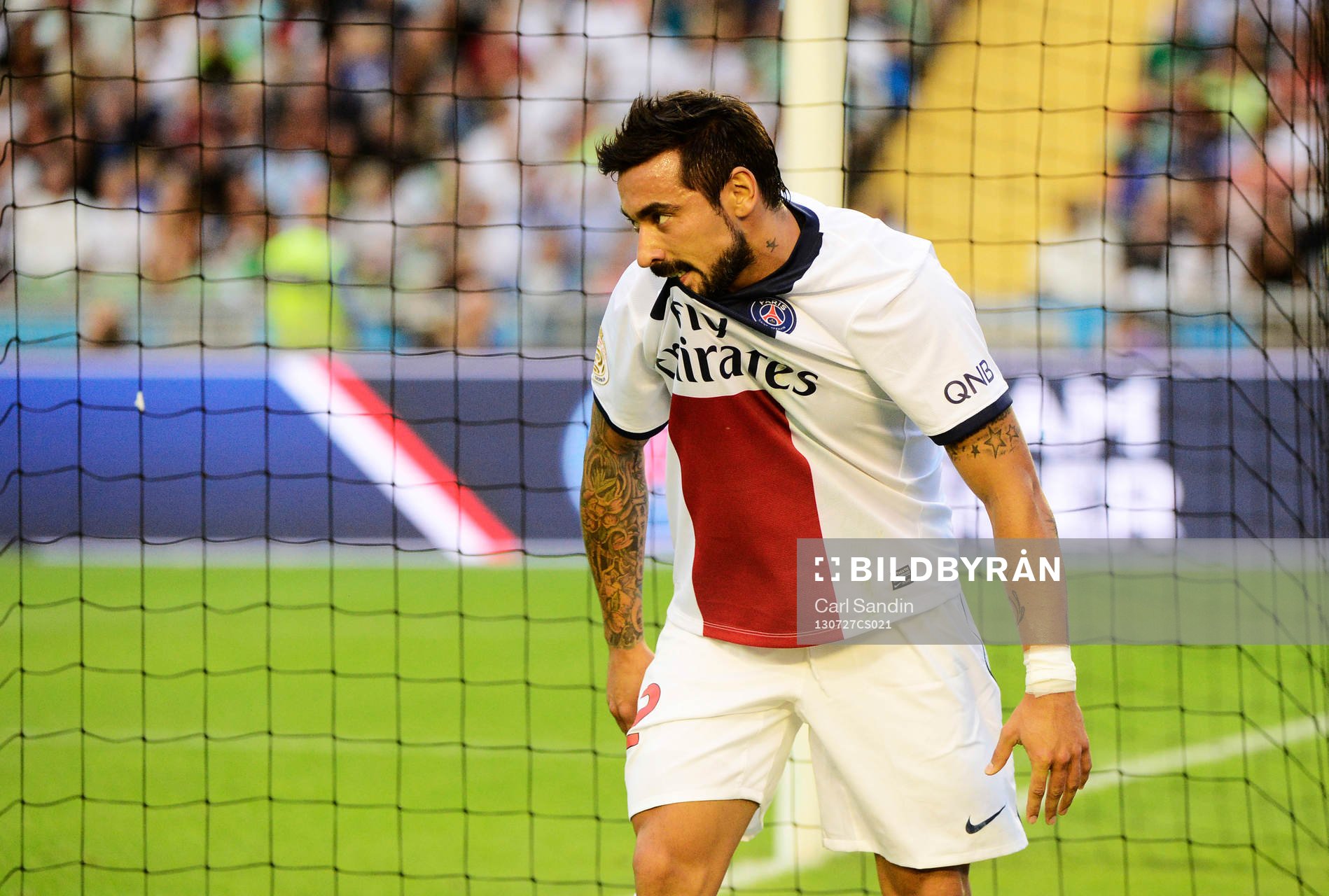 Paris Saint-Germans Ezequiel Lavezzi  deppar