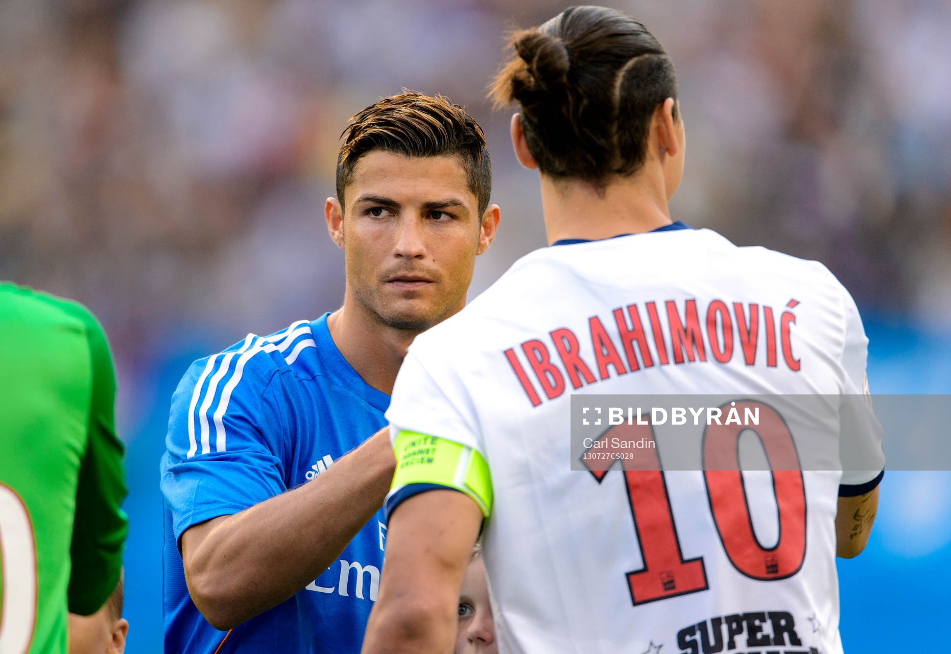 Real Madrids Cristiano Ronaldo och Paris Saint-Germans