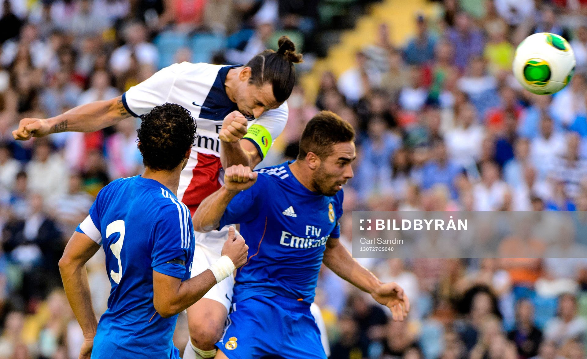Paris Saint-Germans Zlatan Ibrahimovic i nickduell med