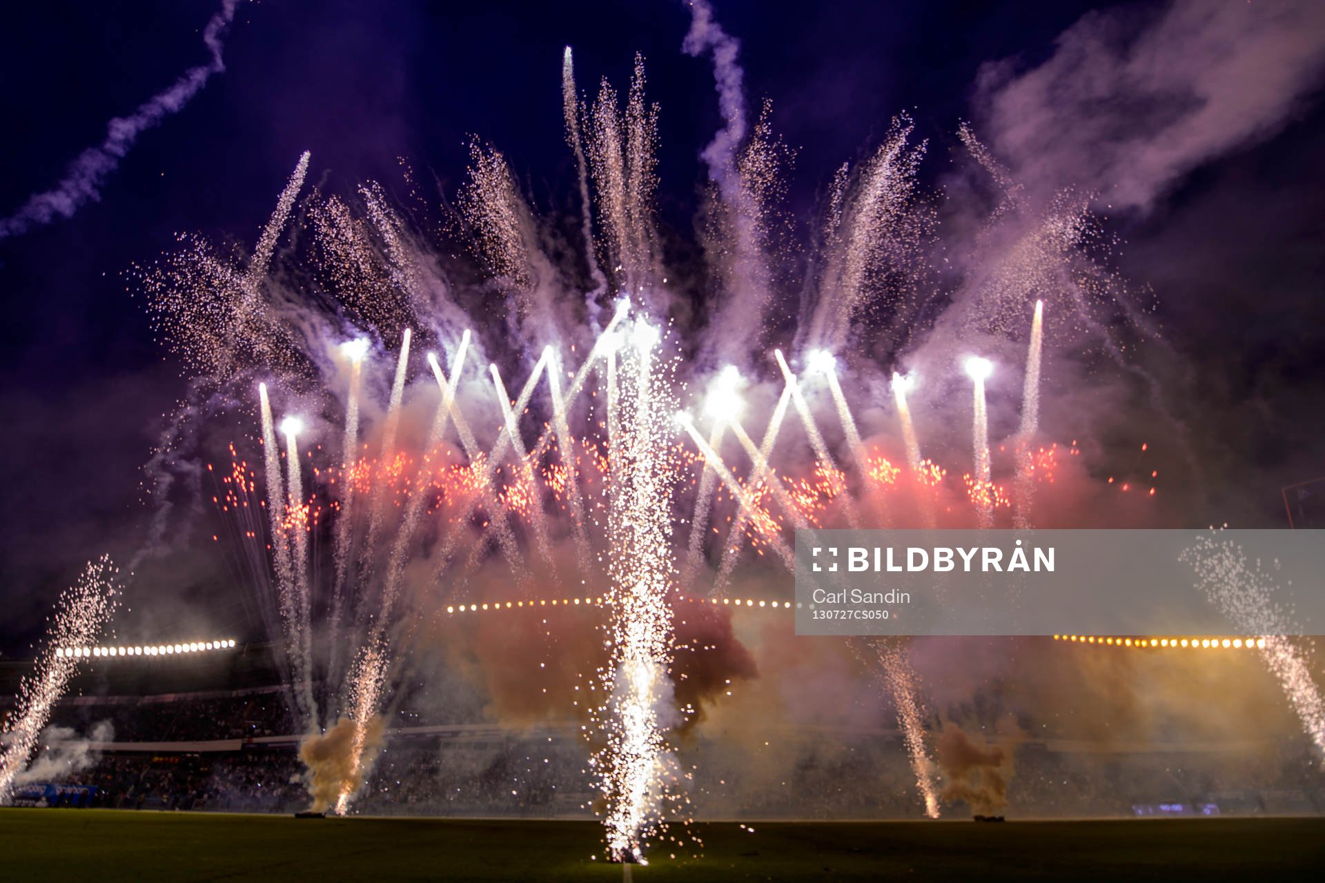Fyrverkerier på Ullevi