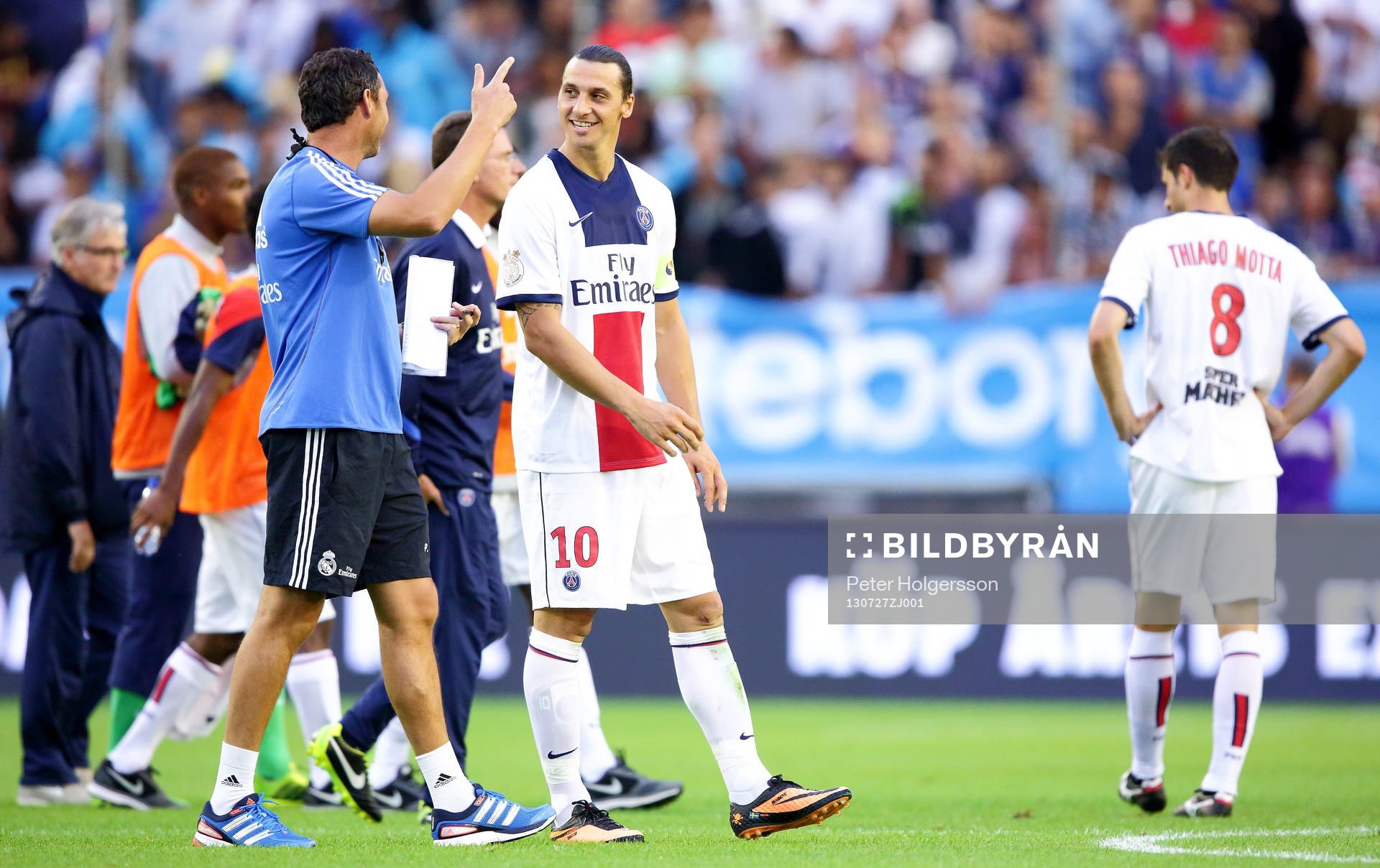 Paris Saint-Germans Zlatan Ibrahimovic