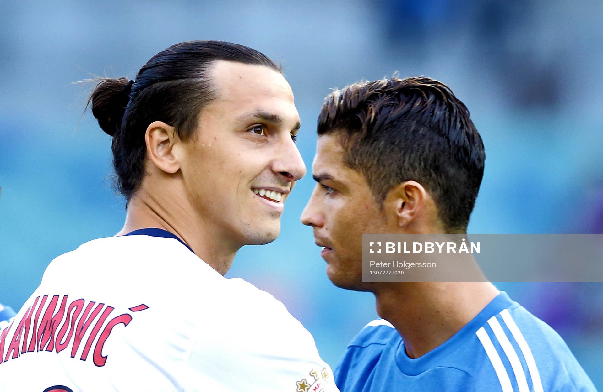 Paris Saint-Germans Zlatan Ibrahimovic och Real Madrids