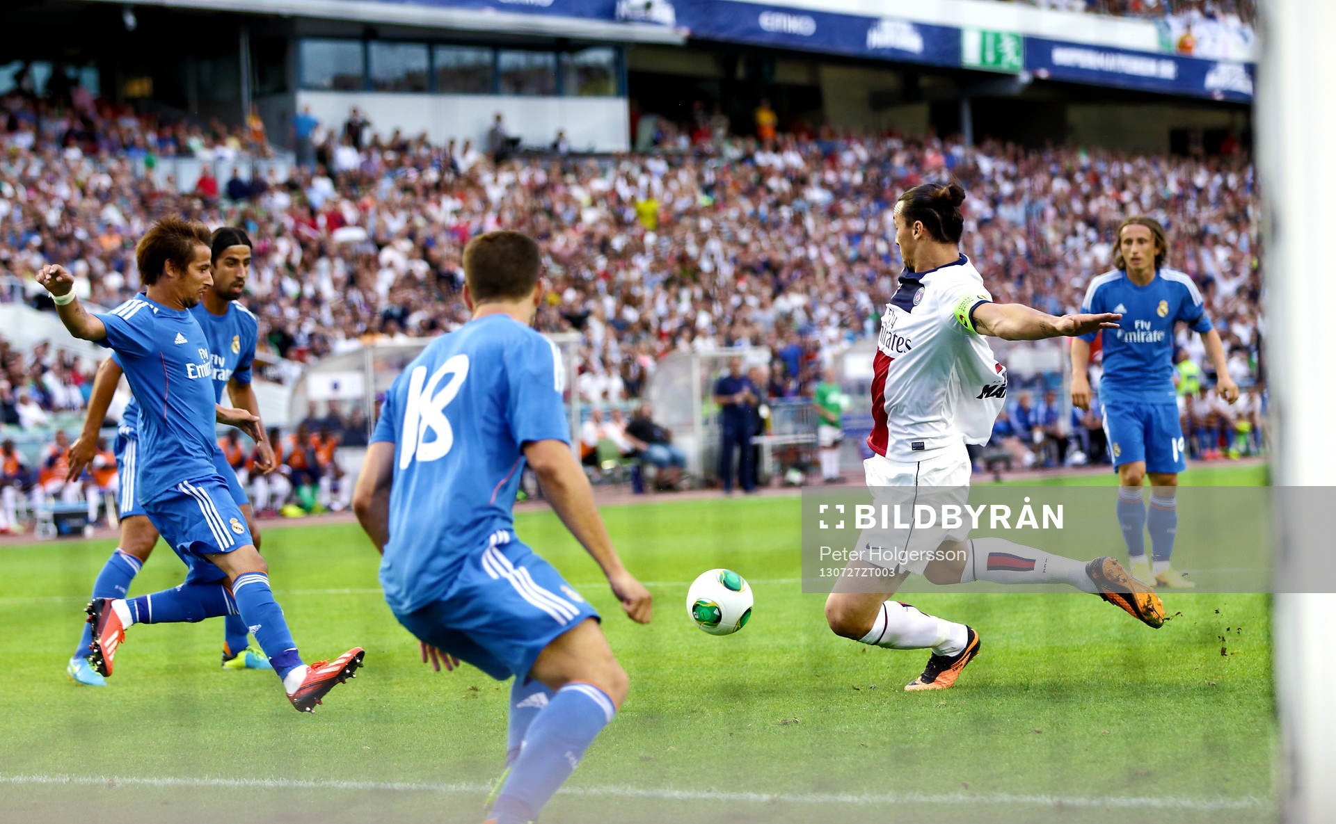 Målchans Paris Saint-Germans Zlatan Ibrahimovic