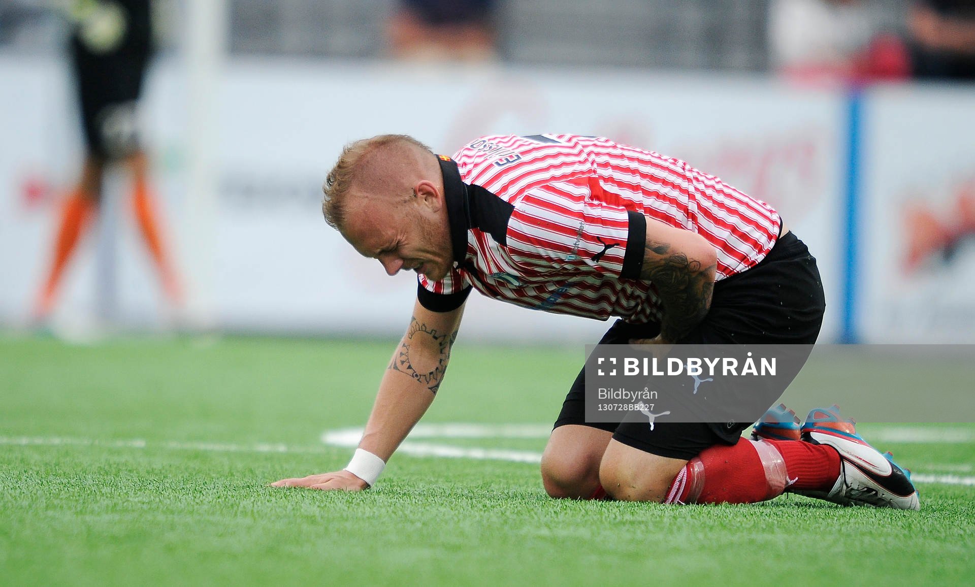 Malmös Magnus Eriksson, har fått en smäll