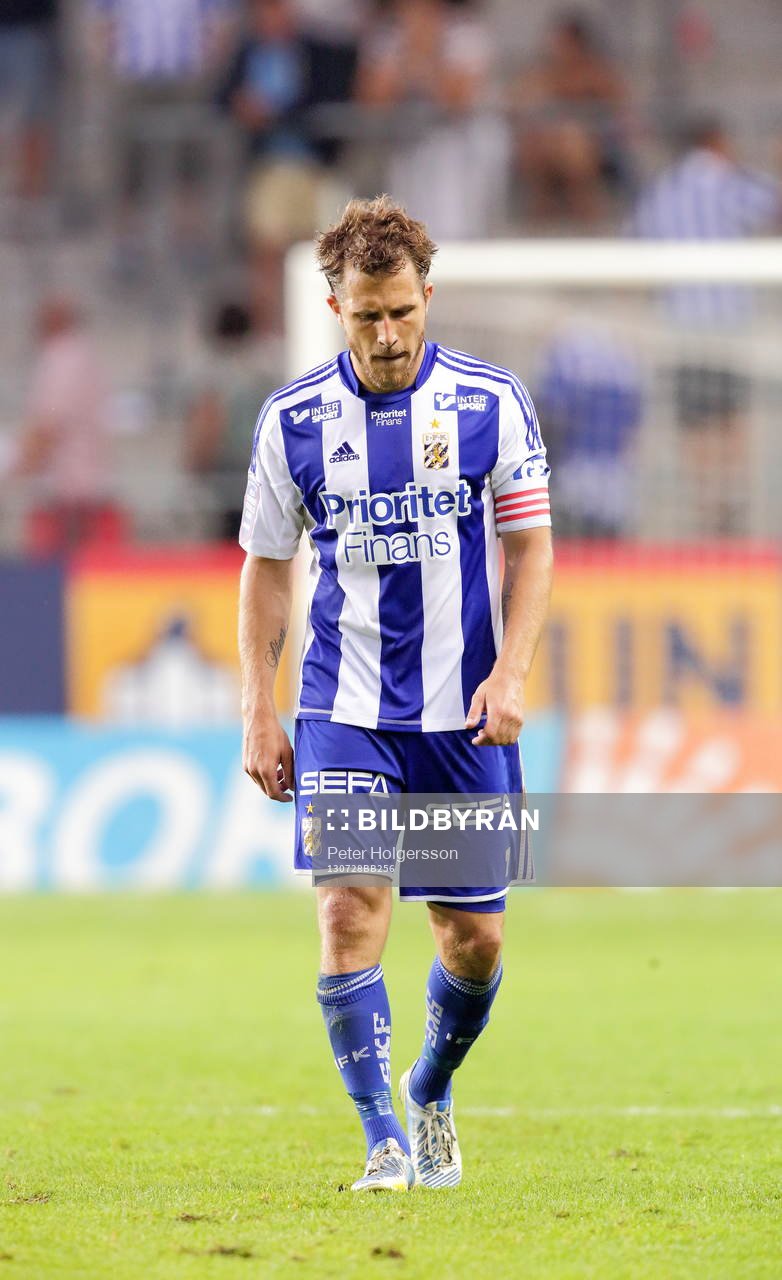 IFK Göteborgs Tobias Hysén deppar
