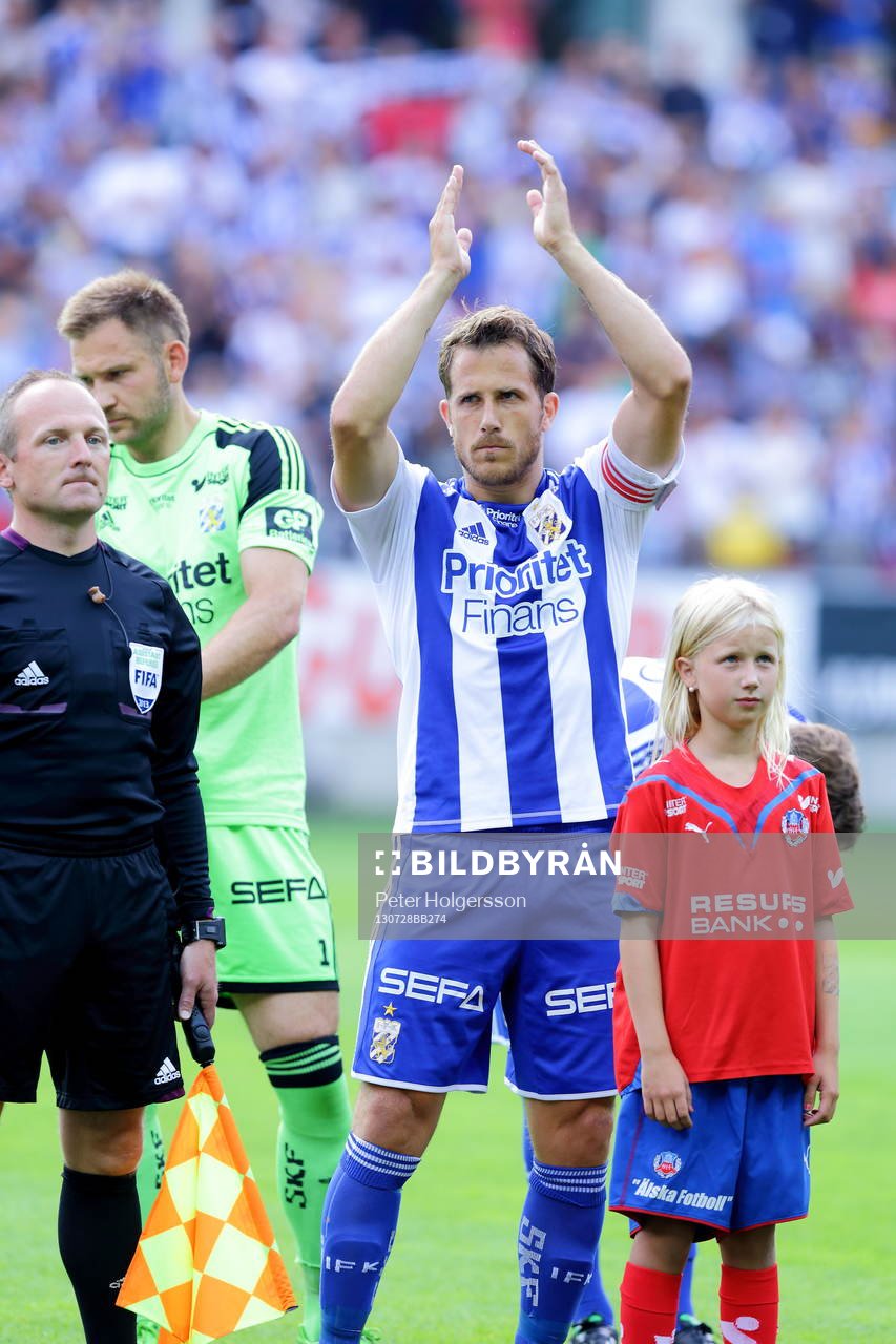 IFK Göteborgs Tobias Hysén i matchen mellan IFK Göteborg