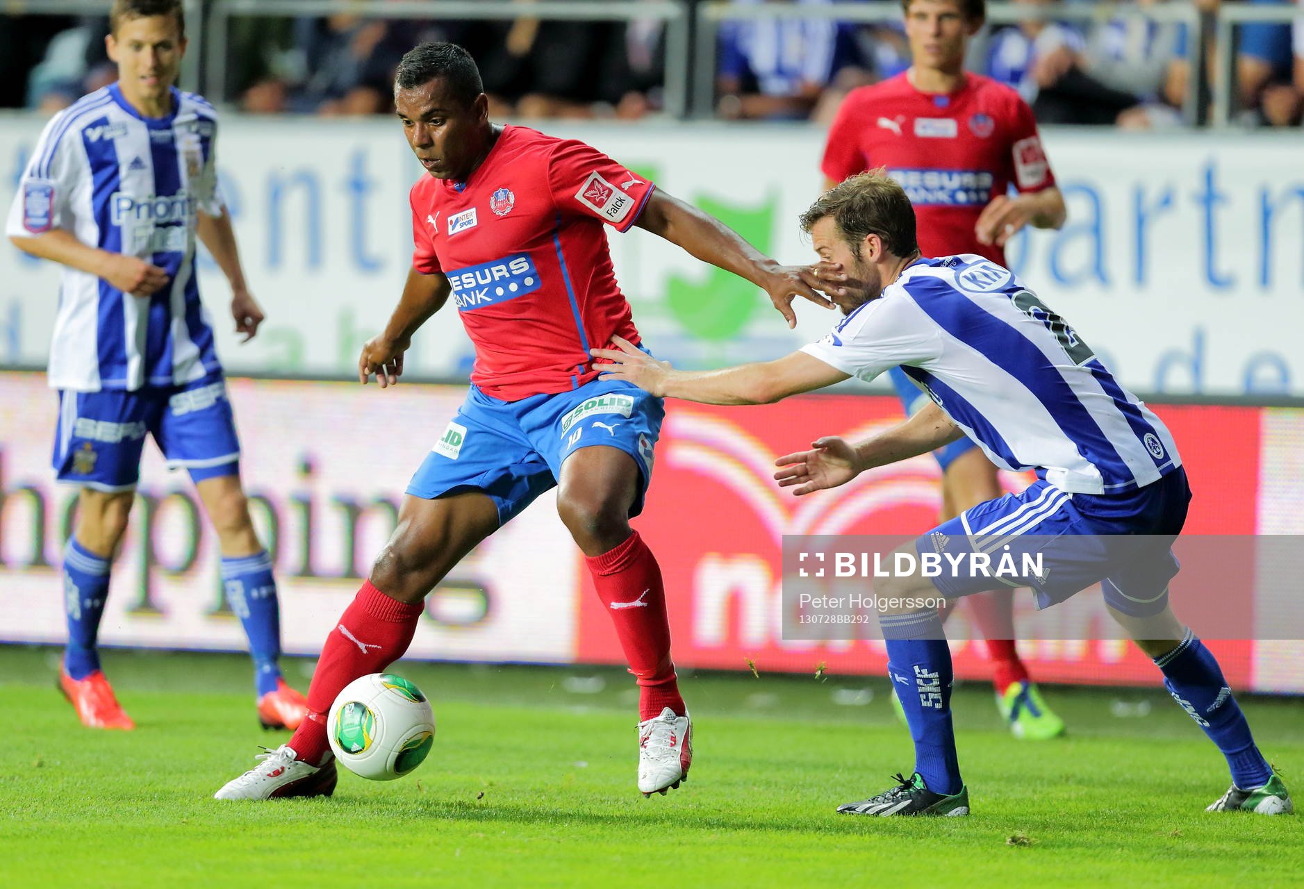 Helsingborgs Alvaro Álvaro Santos i matchen mellan IFK