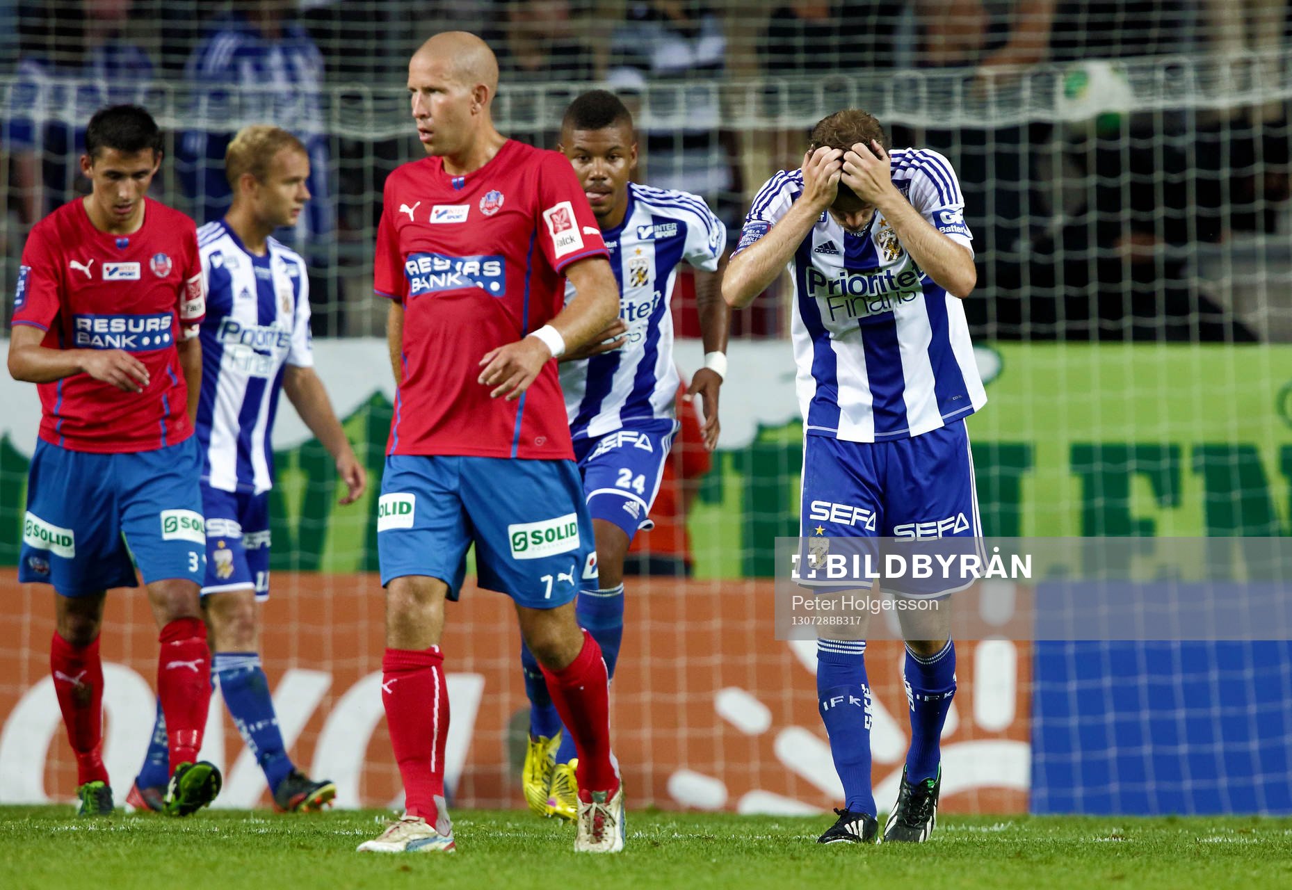 Bedrövad Göteborgs-spelare