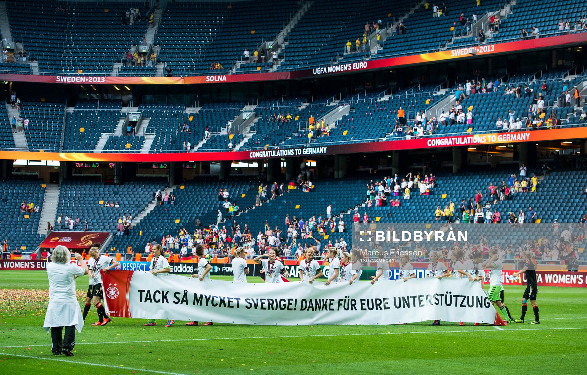 Tyskland tar ett ärevarv