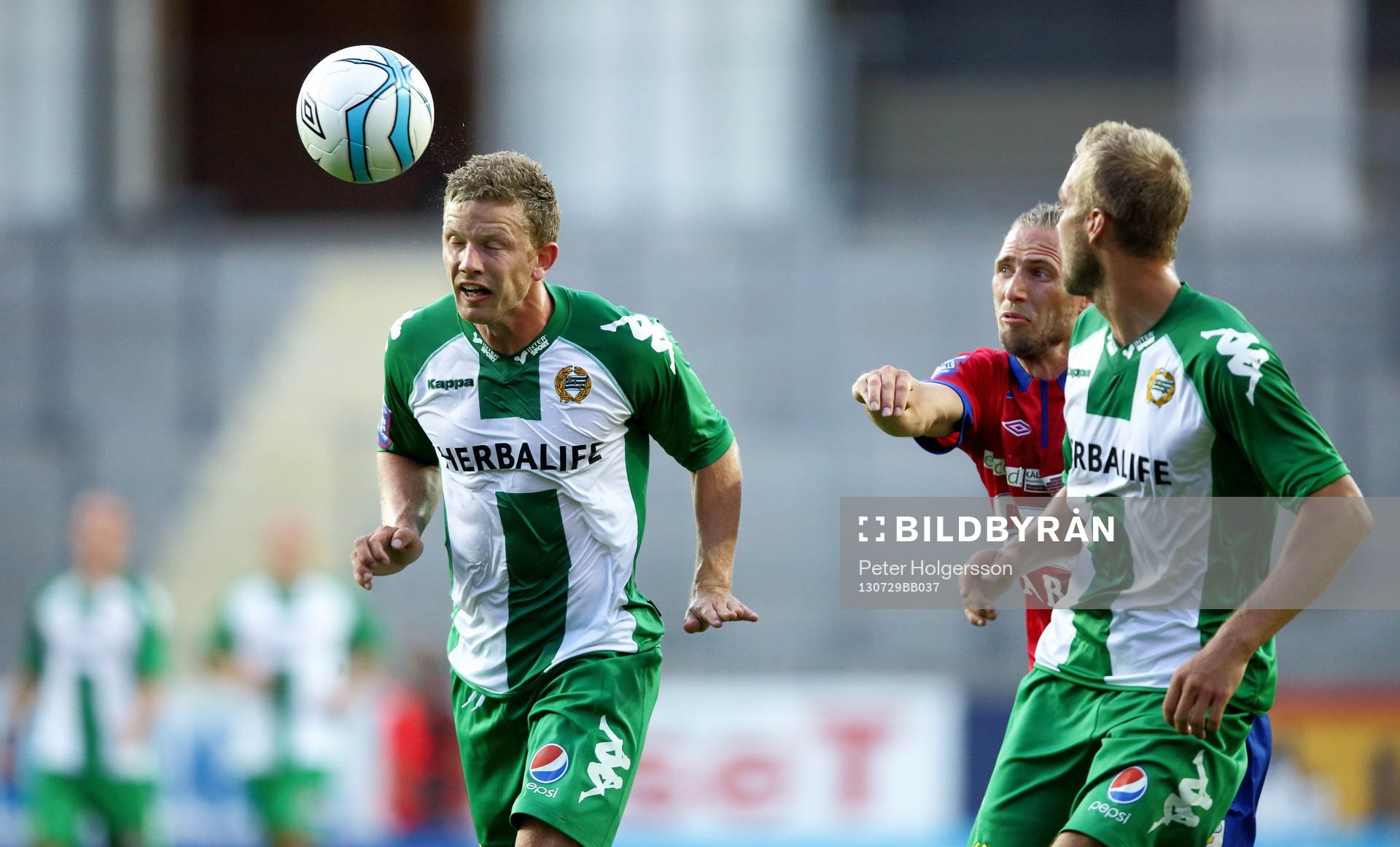 Hammabys Thomas Guldborg Christensen i matchen mellan