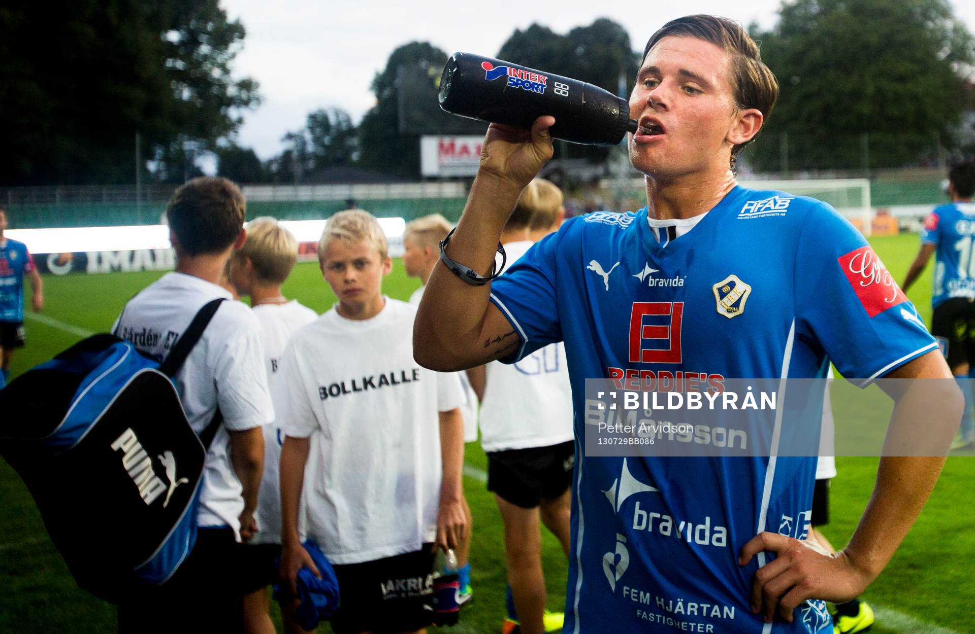 Halmstads målskytt Marcus Antonsson deppar