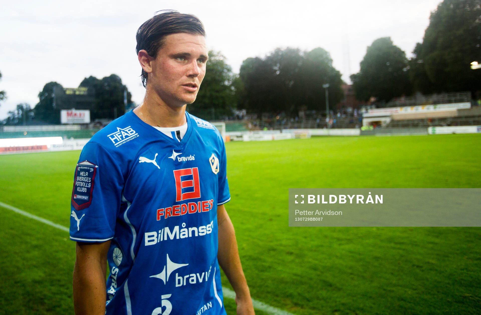 Halmstads målskytt Marcus Antonsson deppar