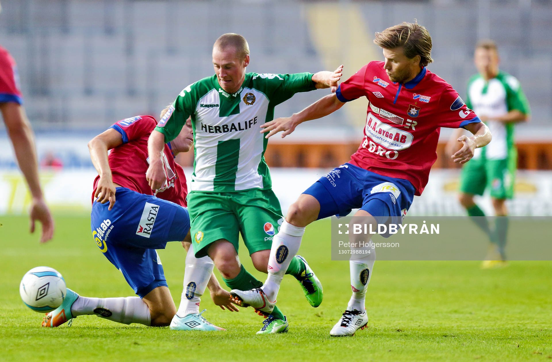 Hammabys Christoffer Carlsson i matchen mellan Örgryte och
