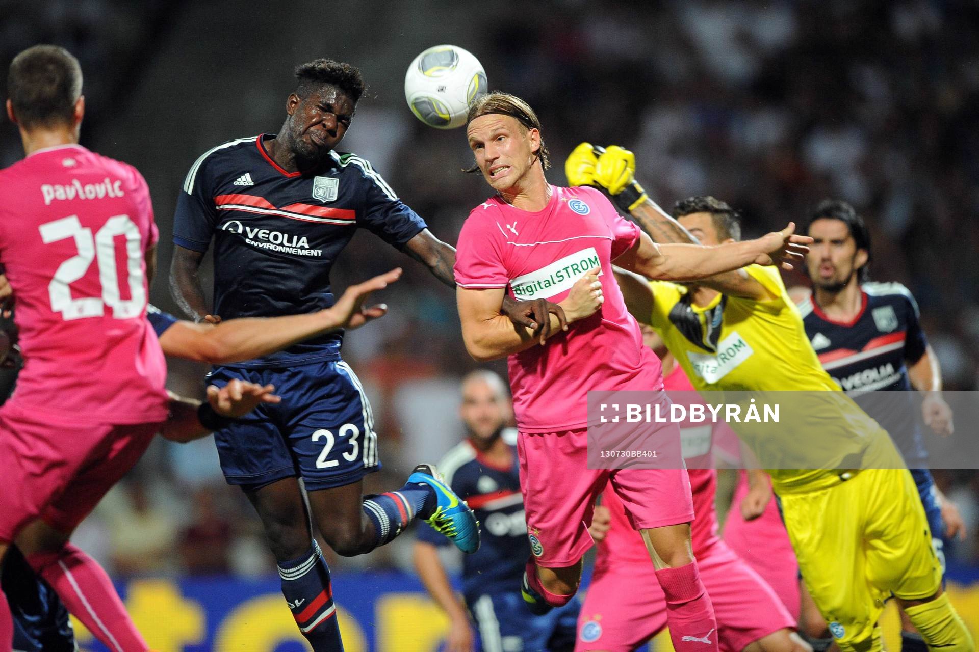 Samuel UMTITI - 30.07.2013 - Lyon / Grasshopper Zurich -