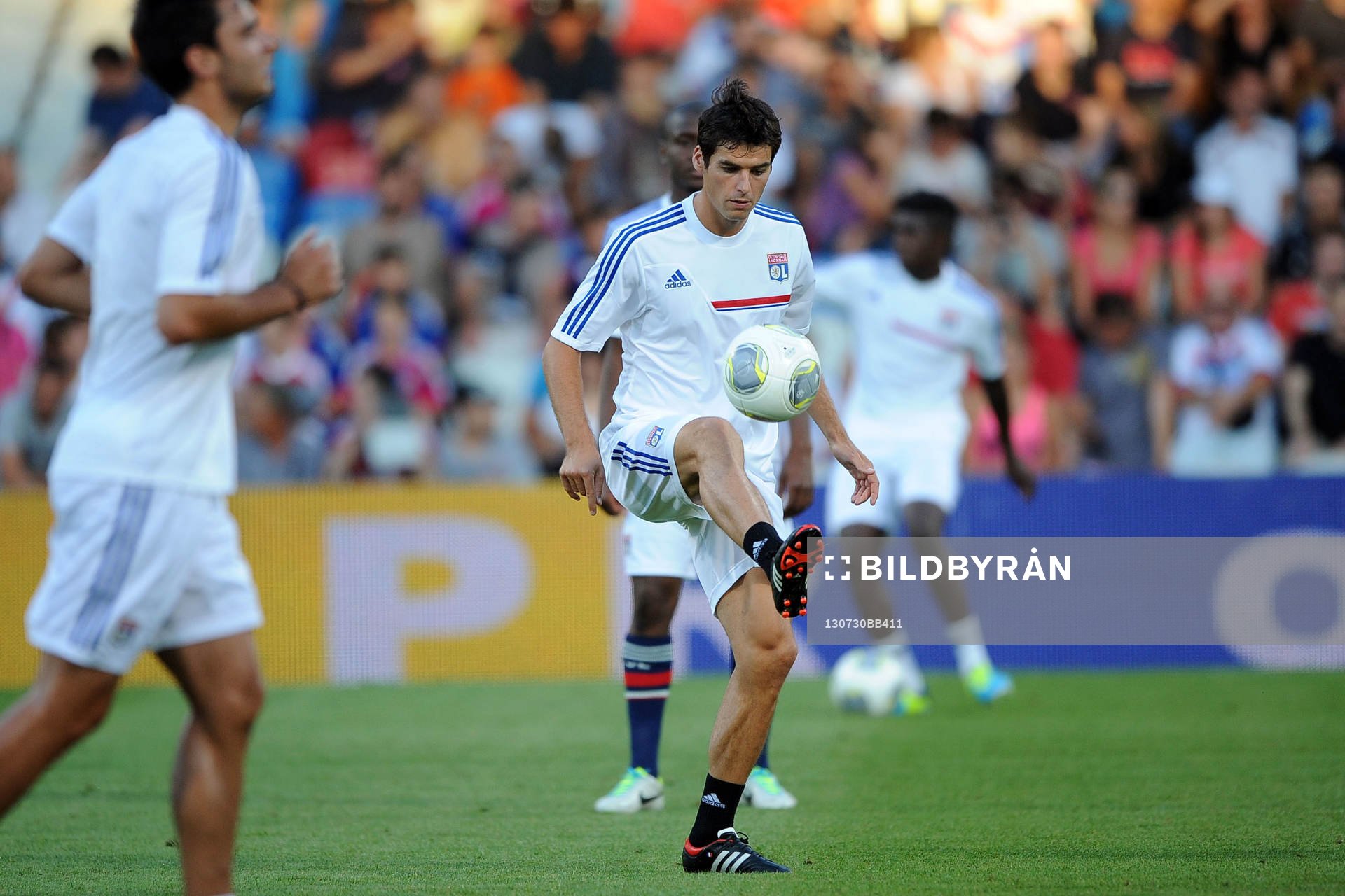  Fotboll, Kval till Champions League, Lyon - Grasshoppers: Yoann GOURCUFF - 30.07.2013 - Lyon / Grasshopper Zurich - Tour preliminaire de la Ligue des Champions 2013/2014