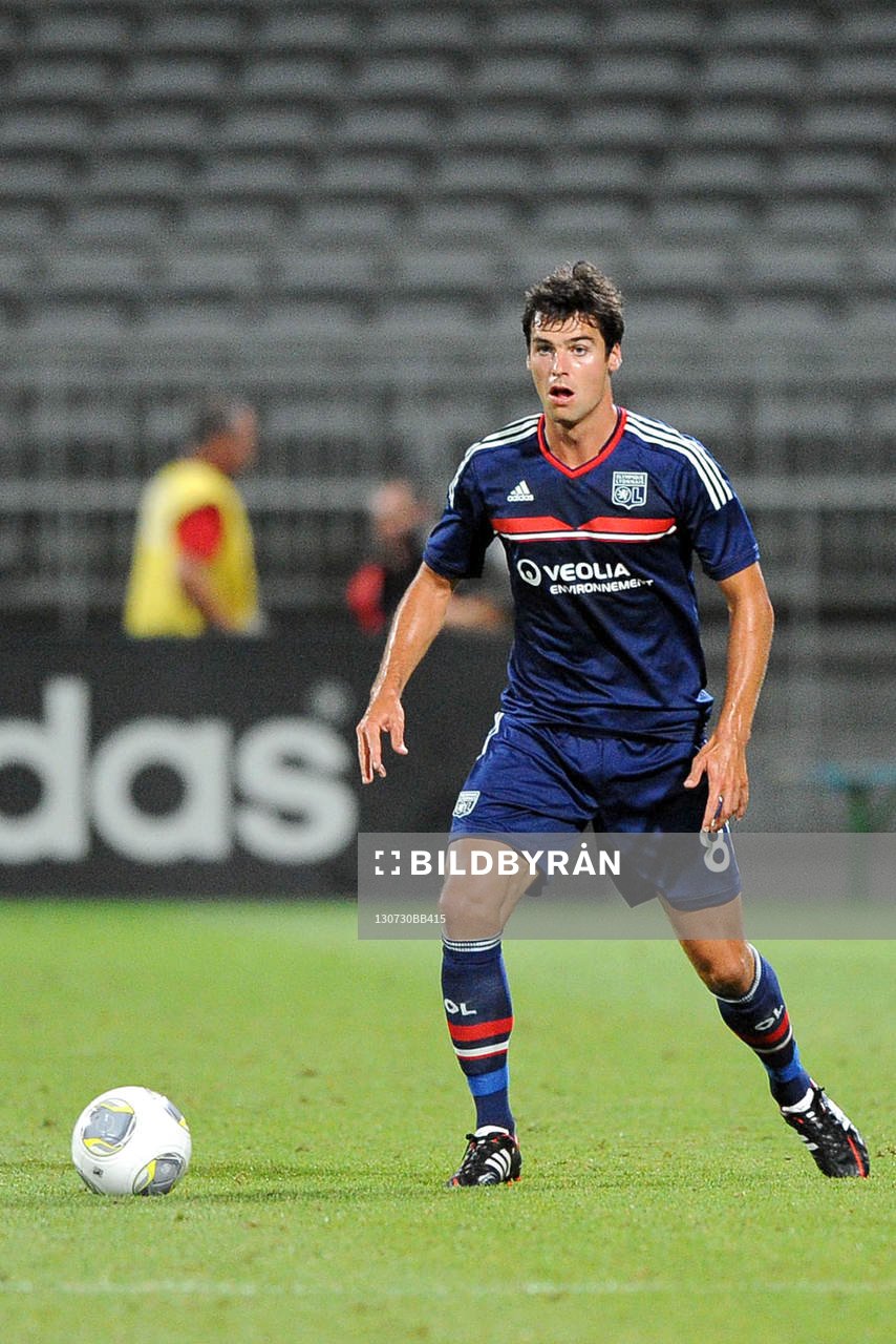 Fotboll, Kval till Champions League, Lyon - Grasshoppers: Yoann GOURCUFF - 30.07.2013 - Lyon / Grasshopper Zurich - Tour preliminaire de la Ligue des Champions 2013/2014