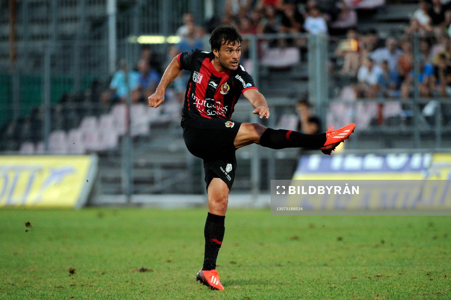  Fotboll, träningsmatch, Nice - Lazio: Dario Cvitanich - 31.07.2013 - Nice / Lazio Rome - Match Amical 