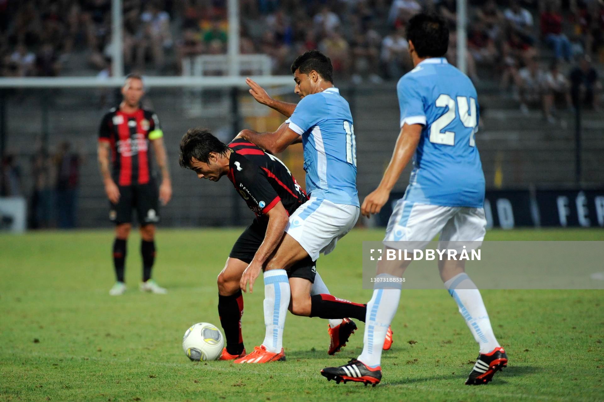 Dario Cvitanich / Ederson - 31.07.2013 - Nice / Lazio Rome