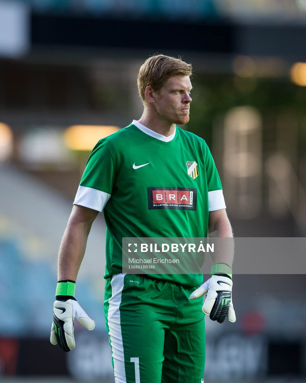 Häckens målvakt Christoffer Källqvist deppar