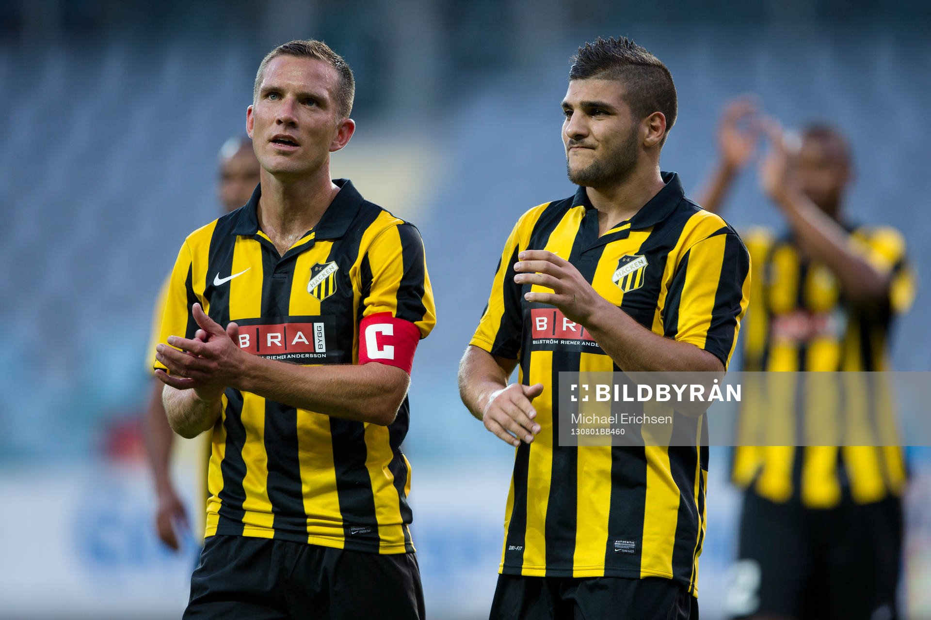 Häckens Martin Ericsson och Moestafa El Kabir deppar