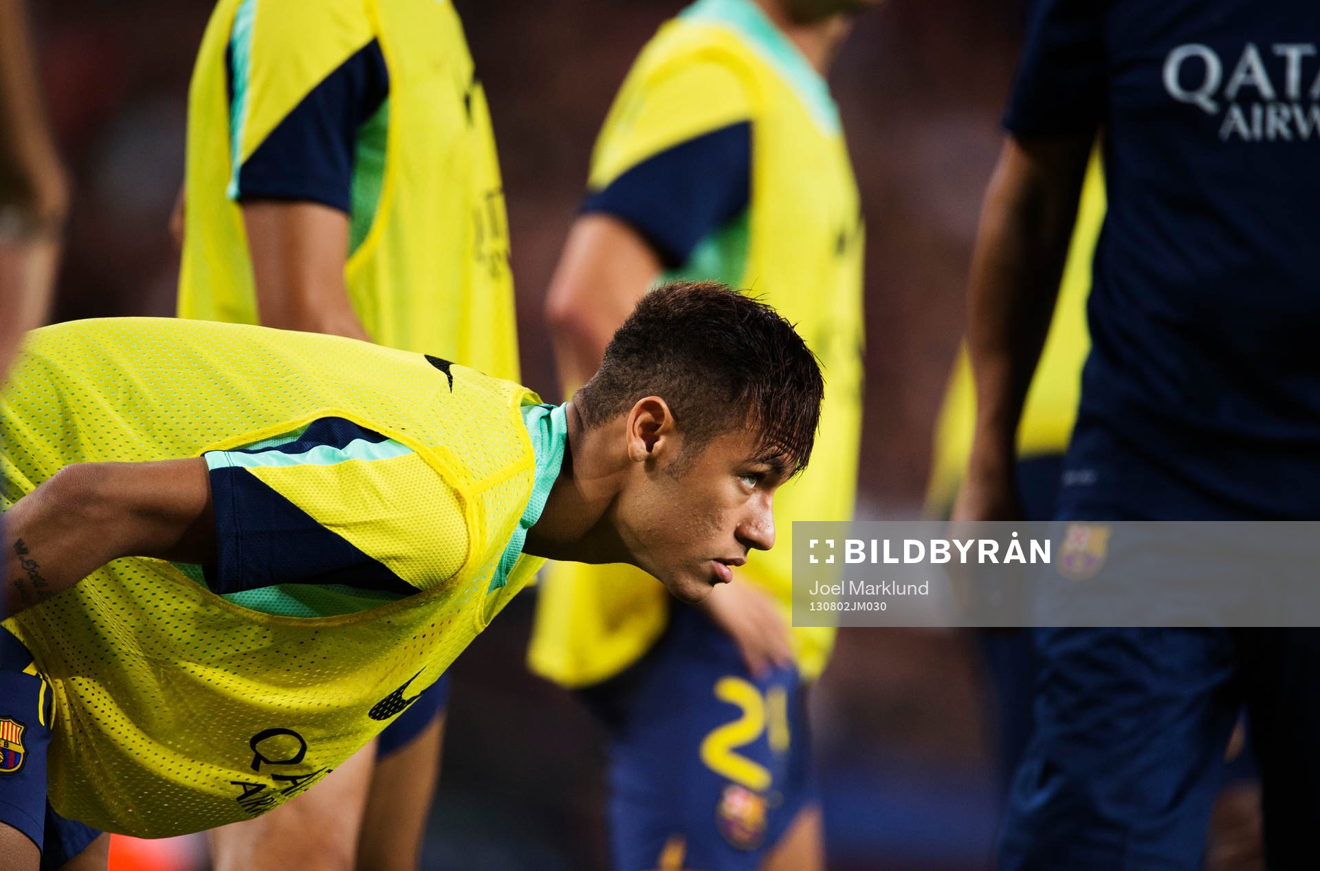 Barcelonas Neyman Jr värmer upp