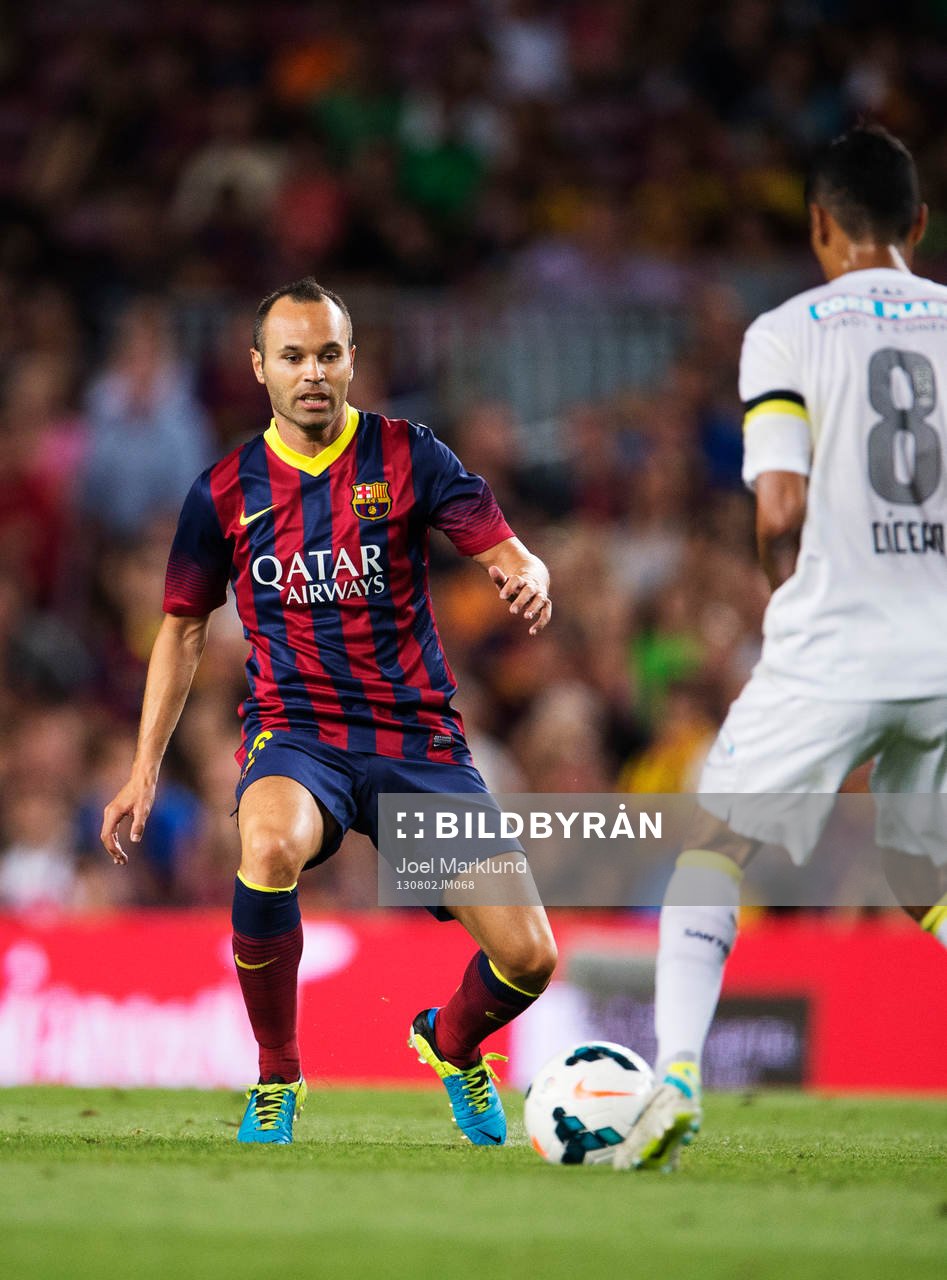 Barcelonas Andrés Iniesta