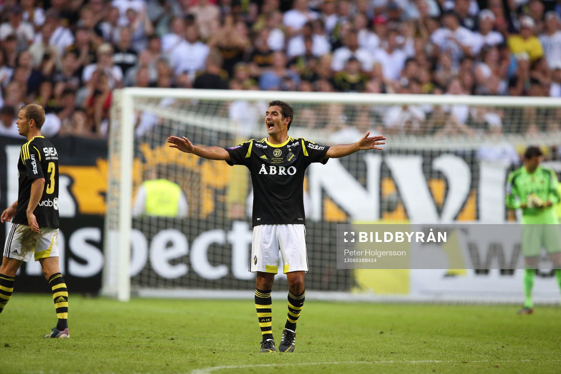 s Celso Borges i fotbollsmatchen mellan AIK och Elfsborg i