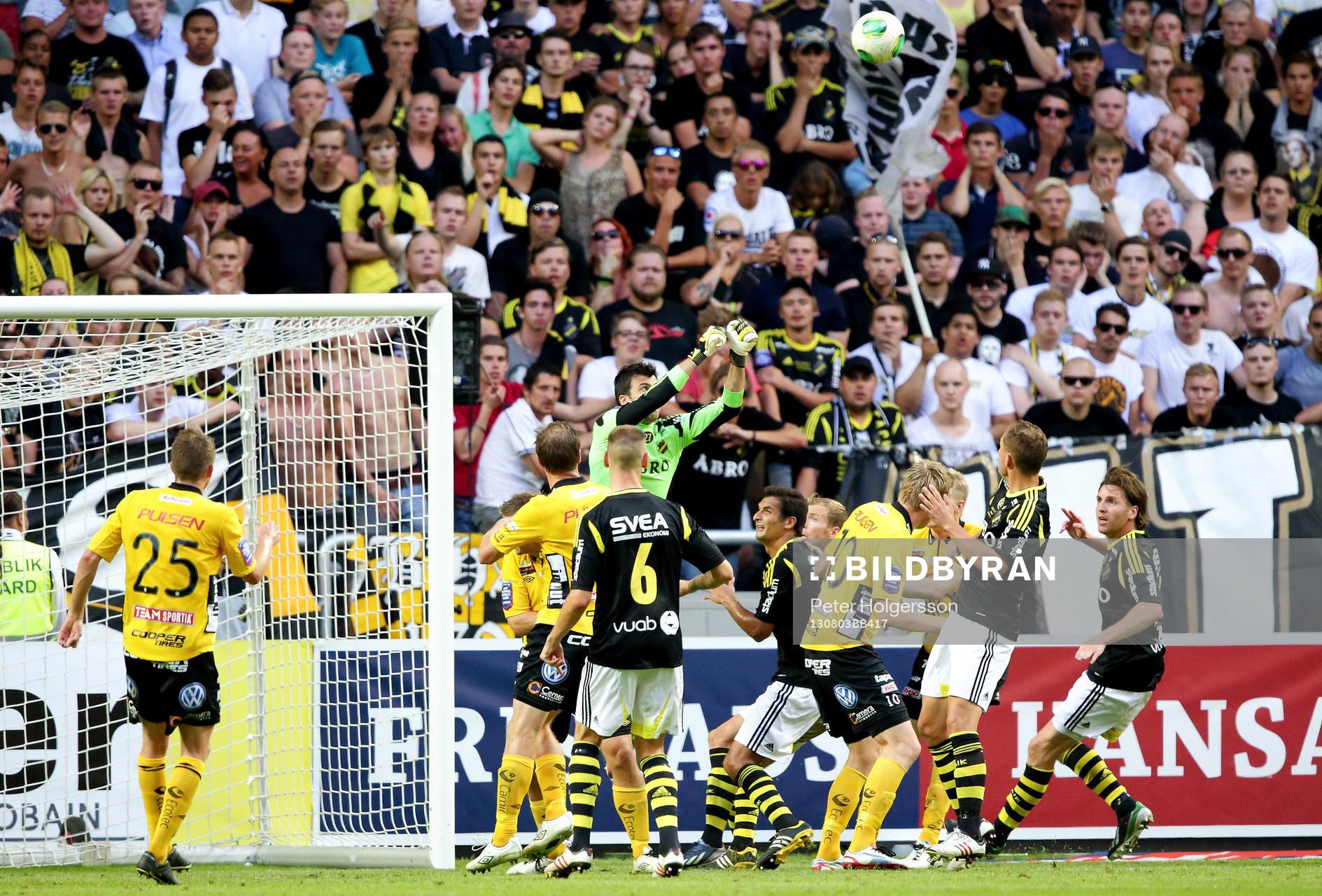 s Kyriakos Stamatopoulos i fotbollsmatchen mellan AIK och