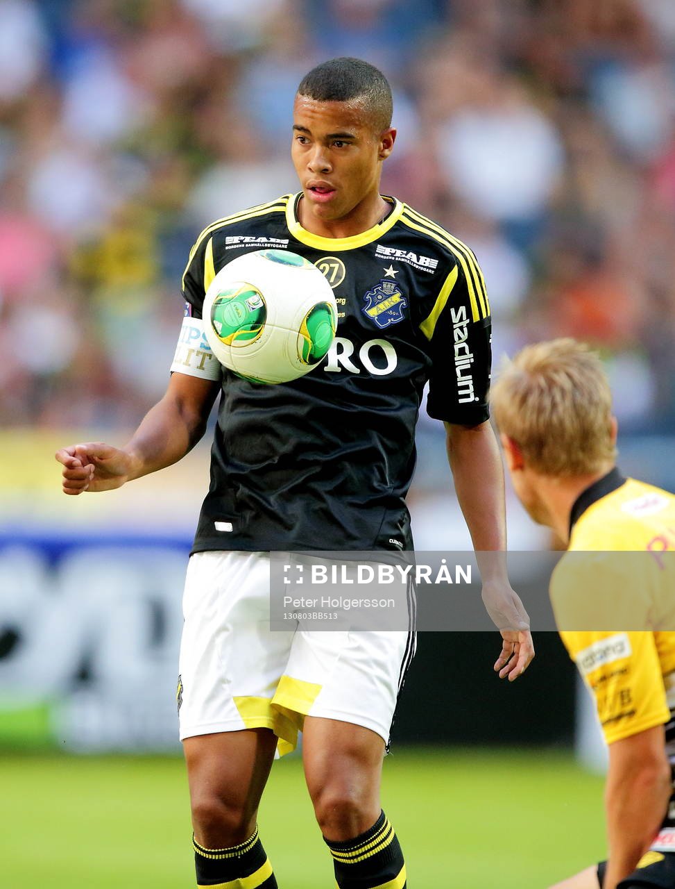 s Nabil Bahoui i fotbollsmatchen mellan AIK och Elfsborg i