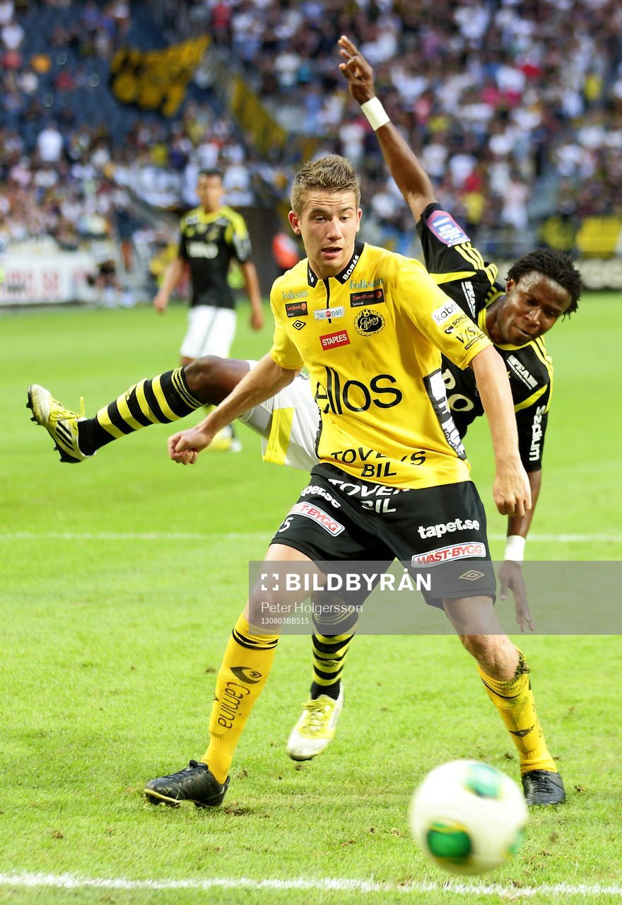 s Nabil Bahoui i fotbollsmatchen mellan AIK och Elfsborg i