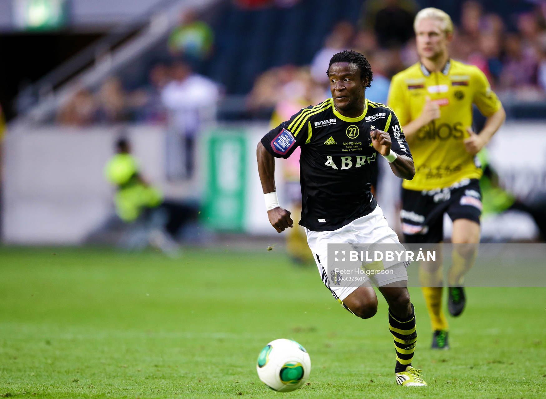 s Nabil Bahoui i fotbollsmatchen mellan AIK och Elfsborg i