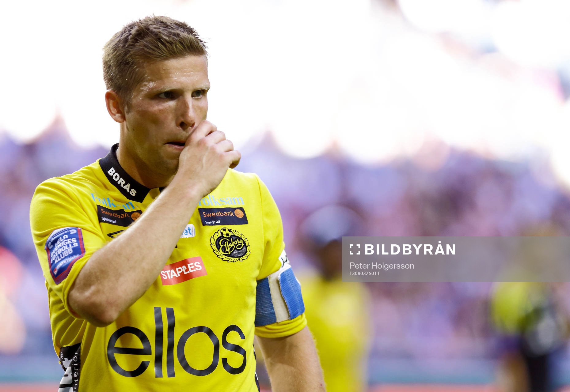 Elfsborgs Anders Svensson i fotbollsmatchen mellan AIK och