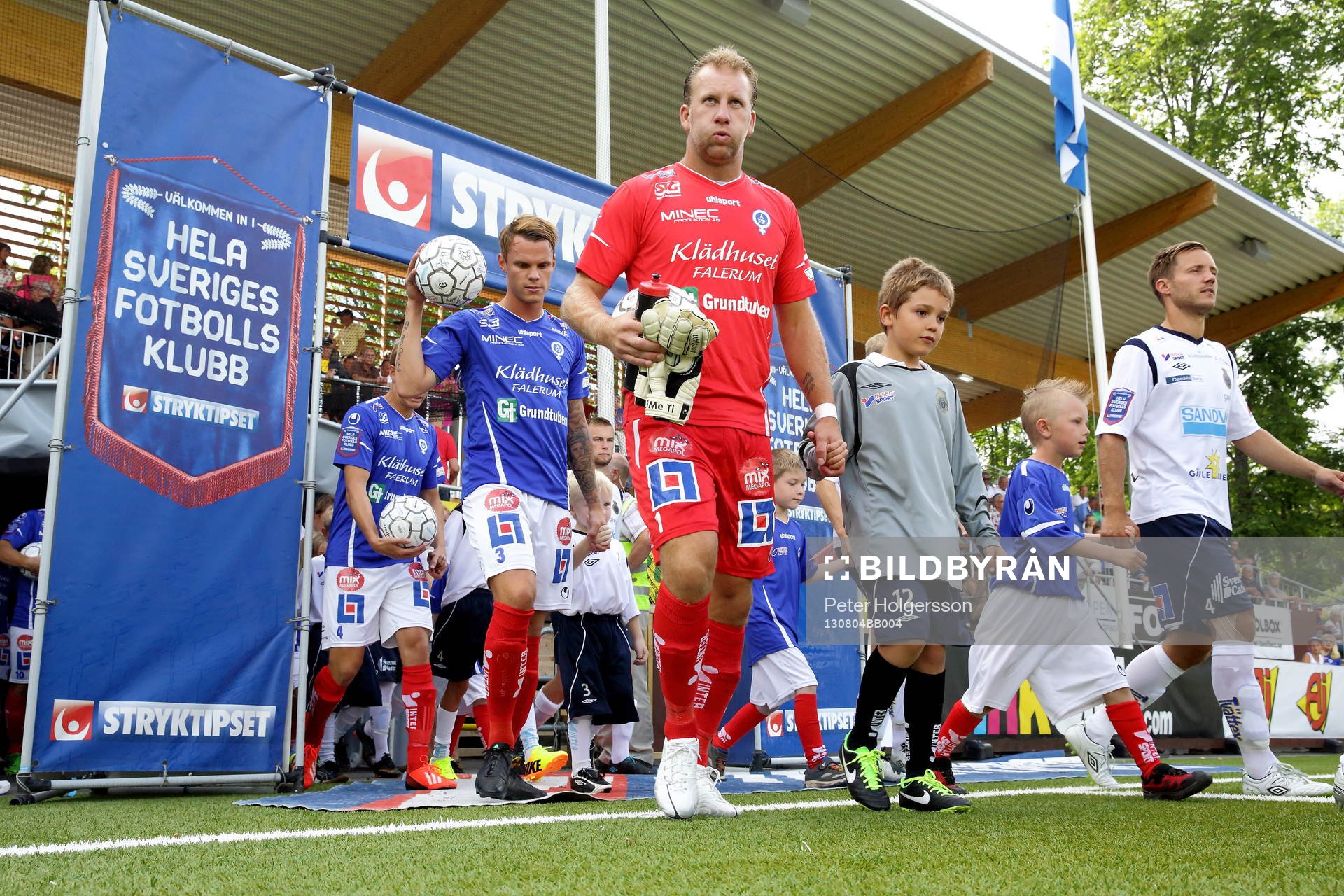 Åtvidabergs målvakt Henrik Gustavsson och Gefles Anders