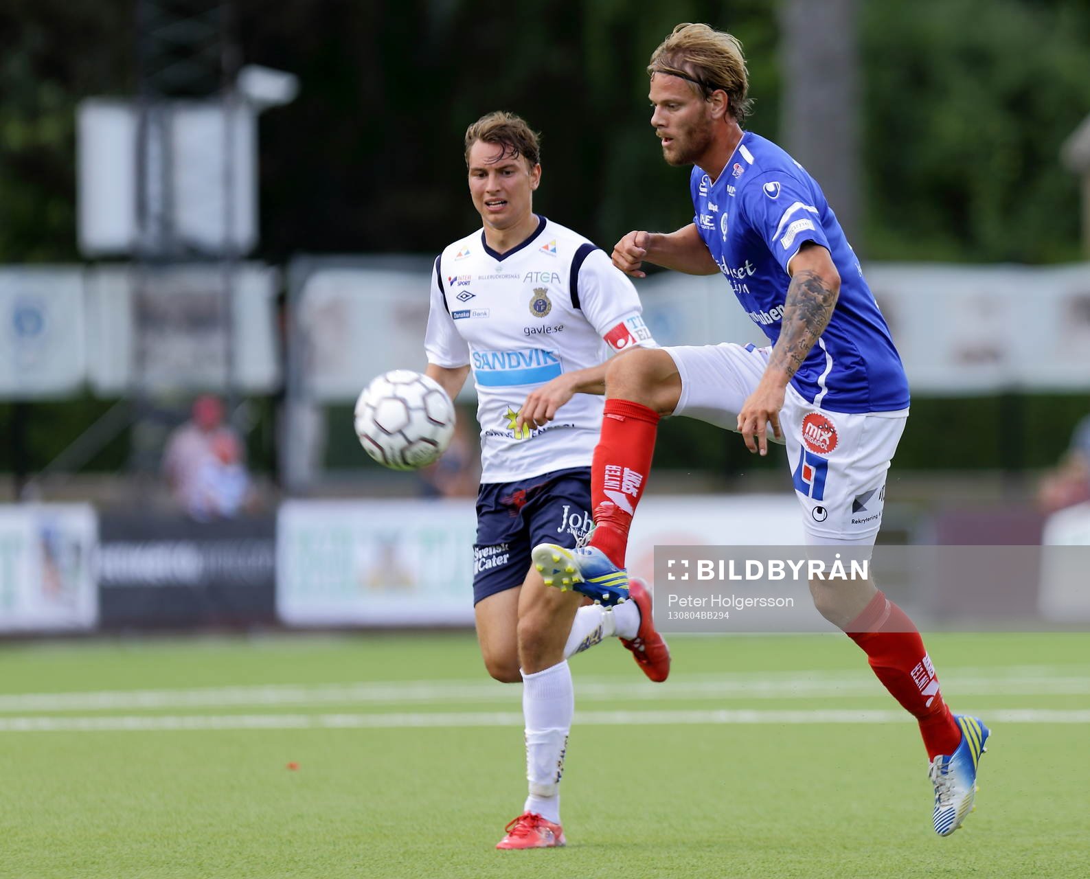Målchans Åtvidabergs Oscar Möller i fotbollsmatchen mellan Åtvidaberg och Gefle i Allsvenskan den 04 augusti 2013 i Åtvidaberg.