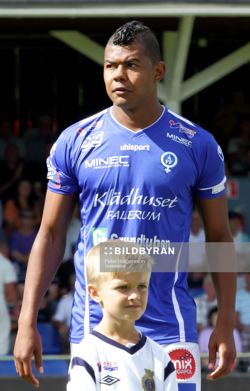 Åtvidabergs Ricardo Santos i fotbollsmatchen mellan