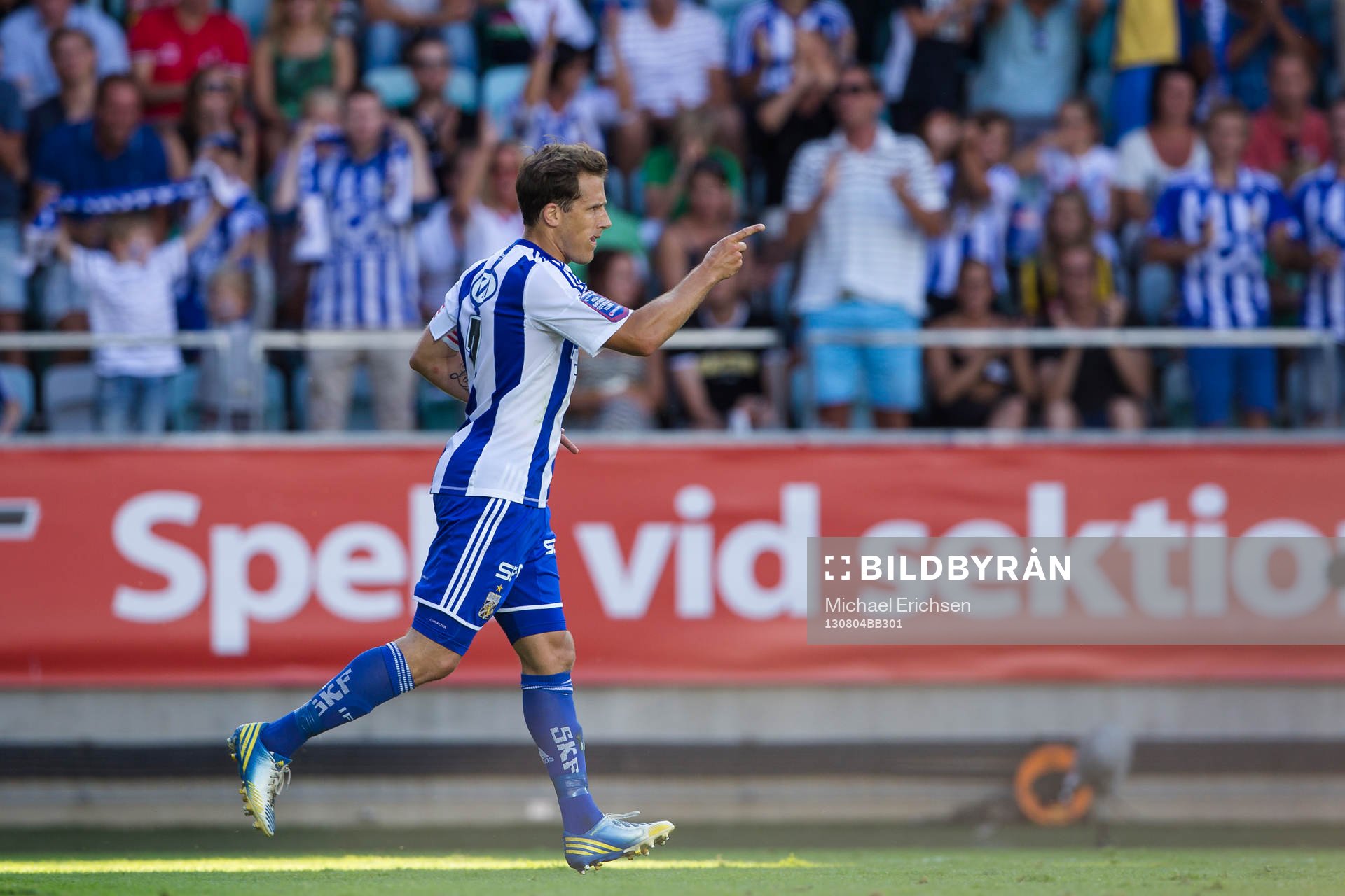 IFK Göteborgs Tobias Hysén jublar