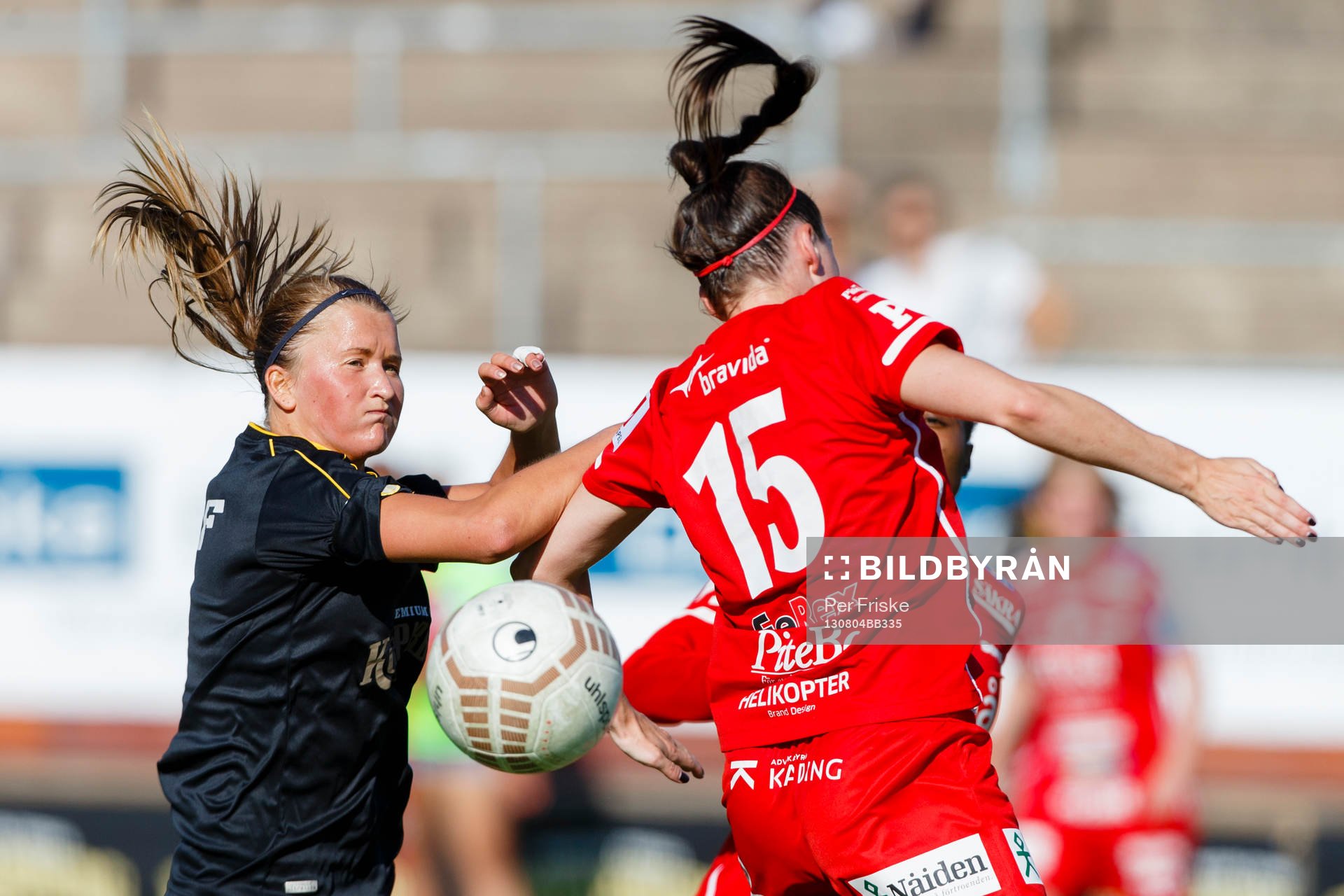 Göteborgs Catrine Dyngvold och Piteås Hallbera Gisladottir