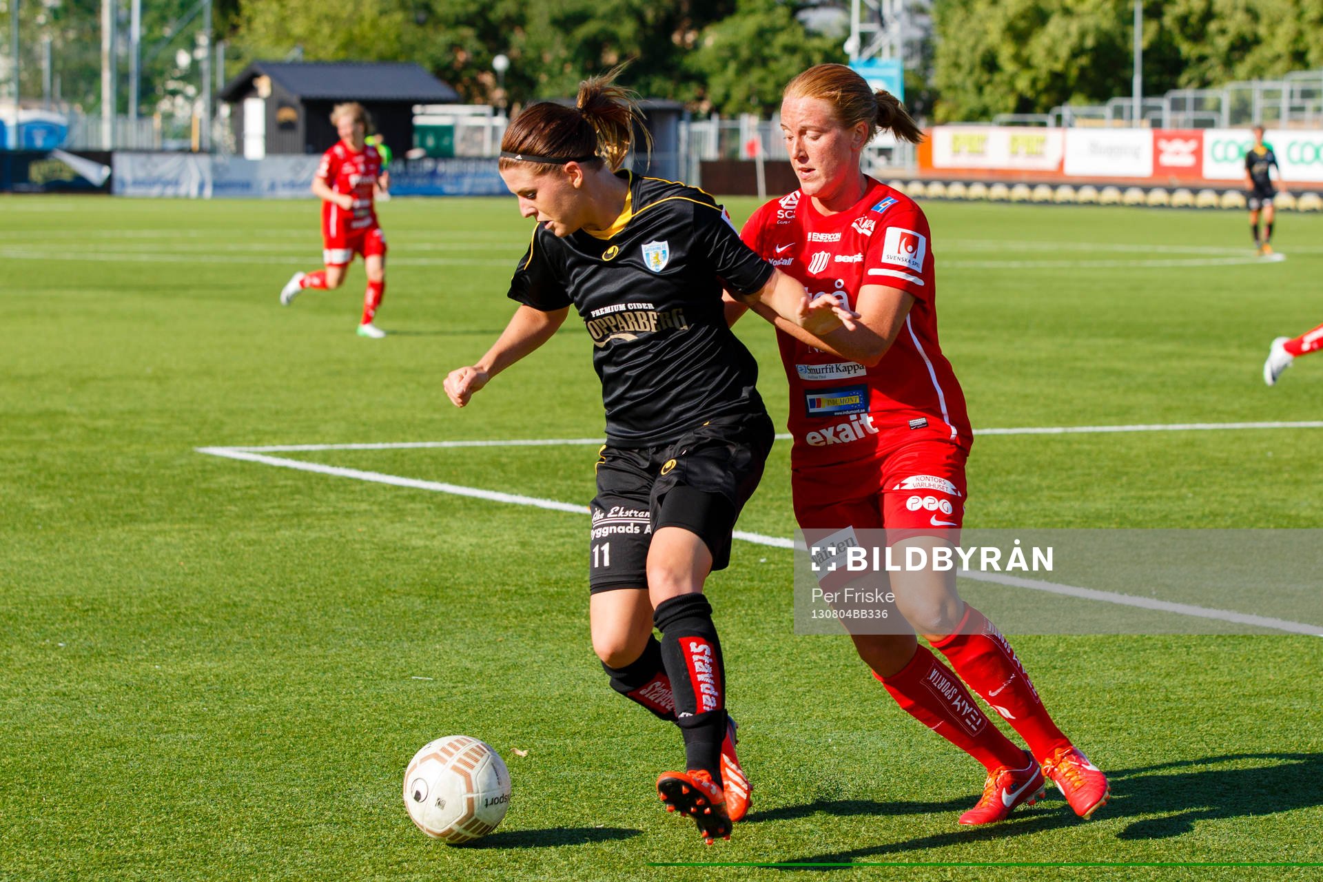Göteborgs Olivia Schough och Piteås Anna Westerlund