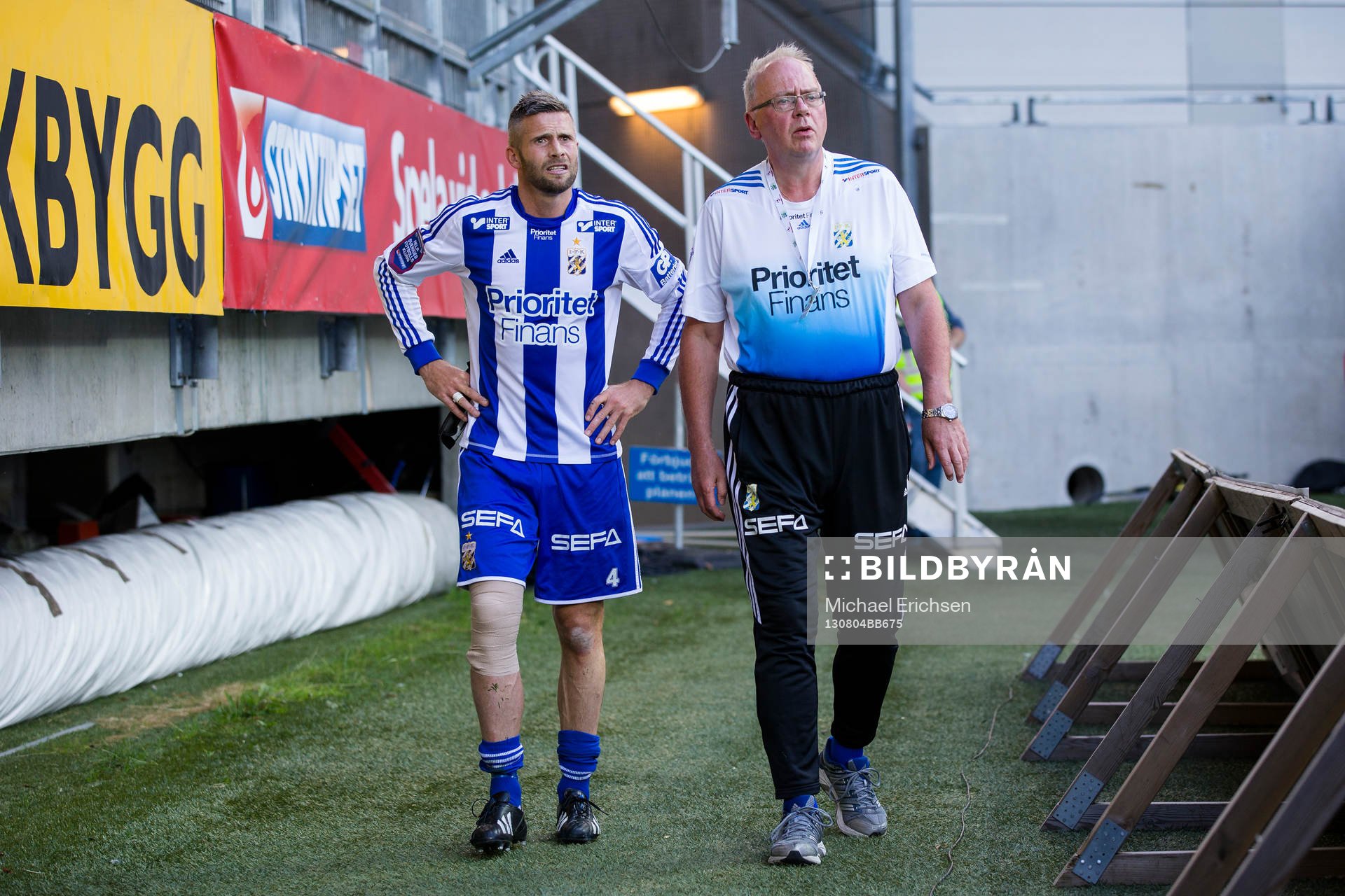 IFK Göteborgs Kjetil Waehler tvingades utgå i andra