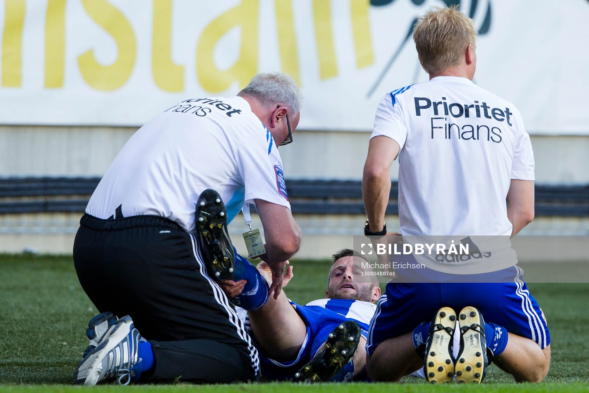 IFK Göteborgs Kjetil Waehler fick utgå pga skada