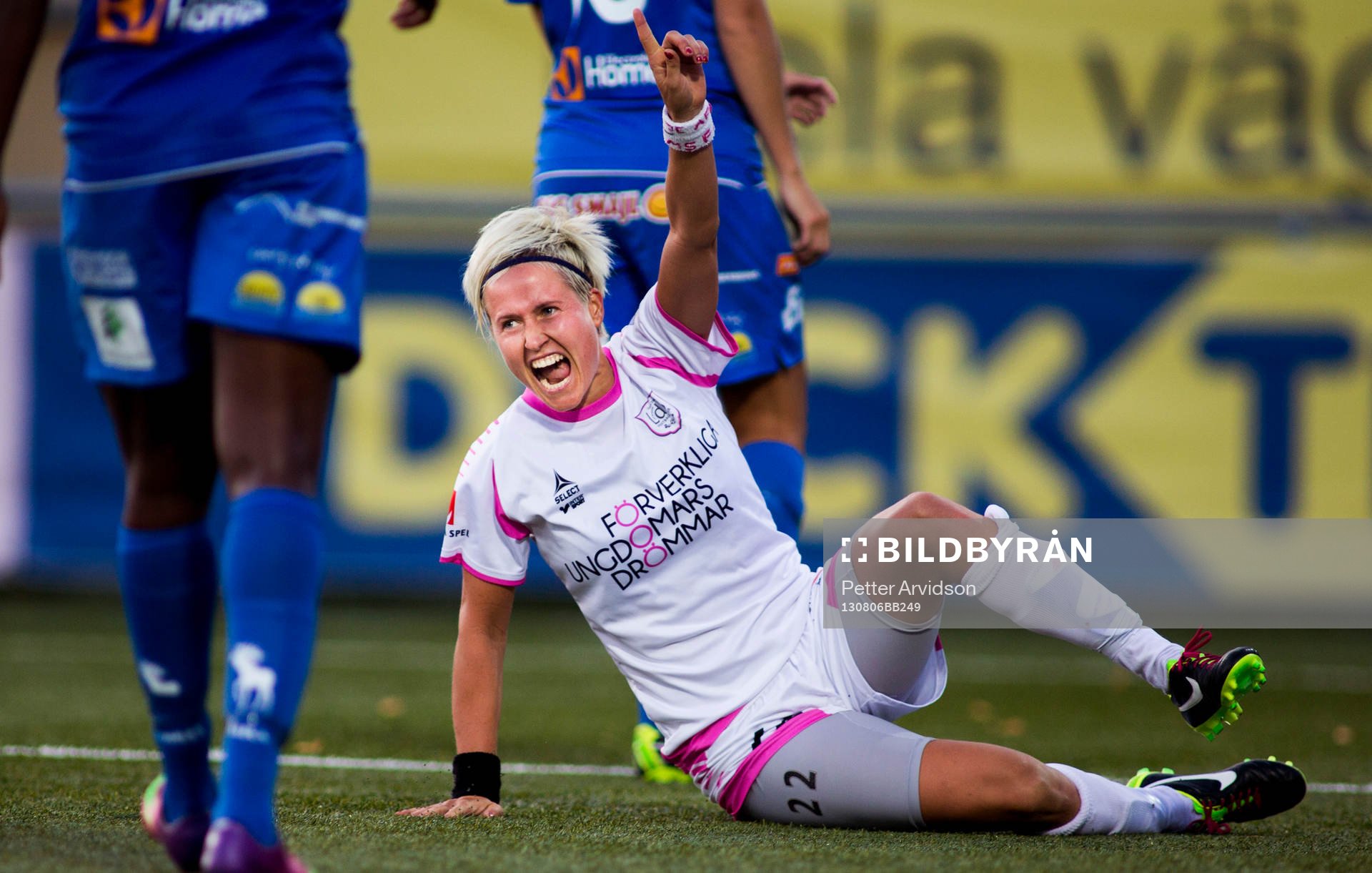 LDB Malmös Kathleen Radtke jublar